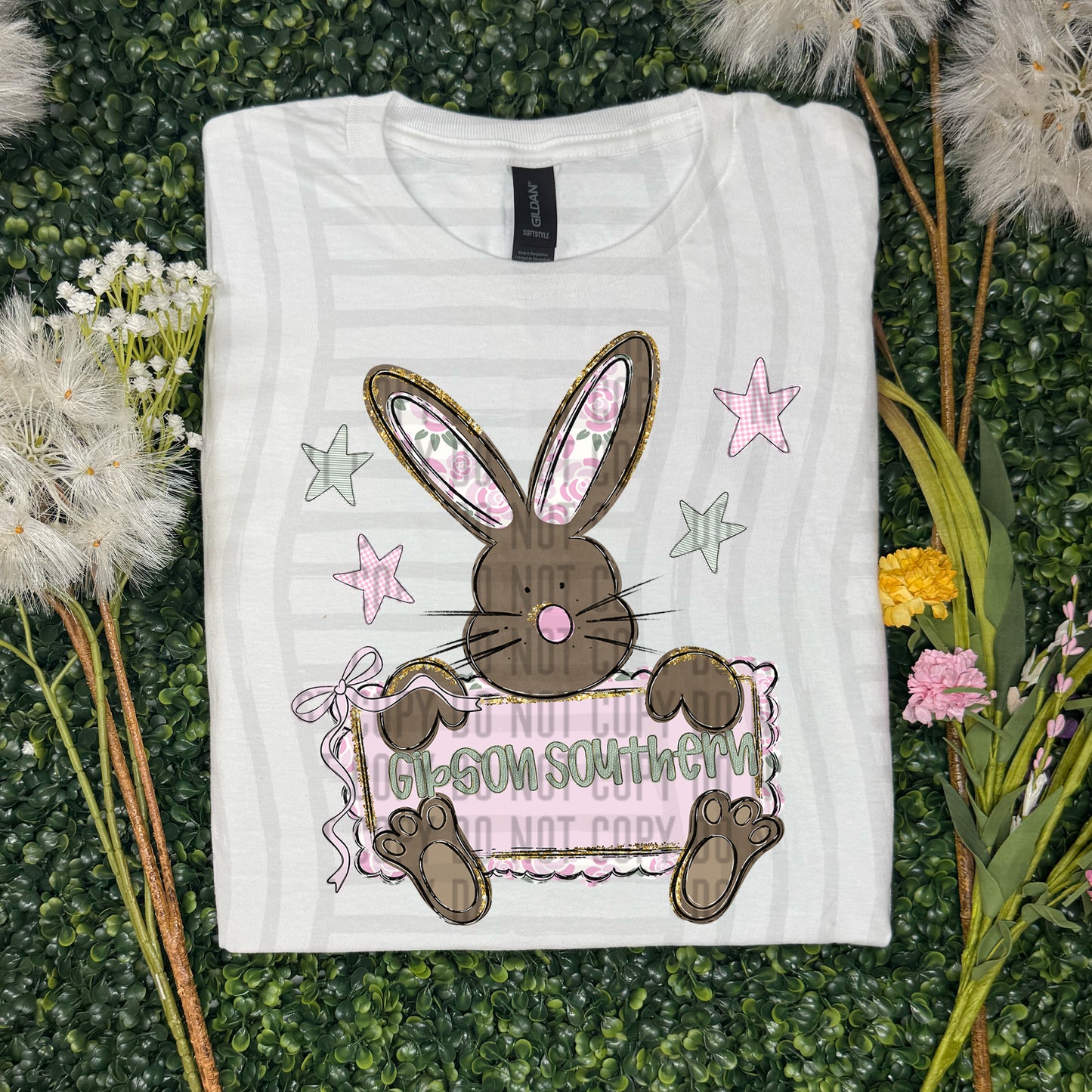 BUNNY TAG - Dropdown menu - 300 DPI digital design