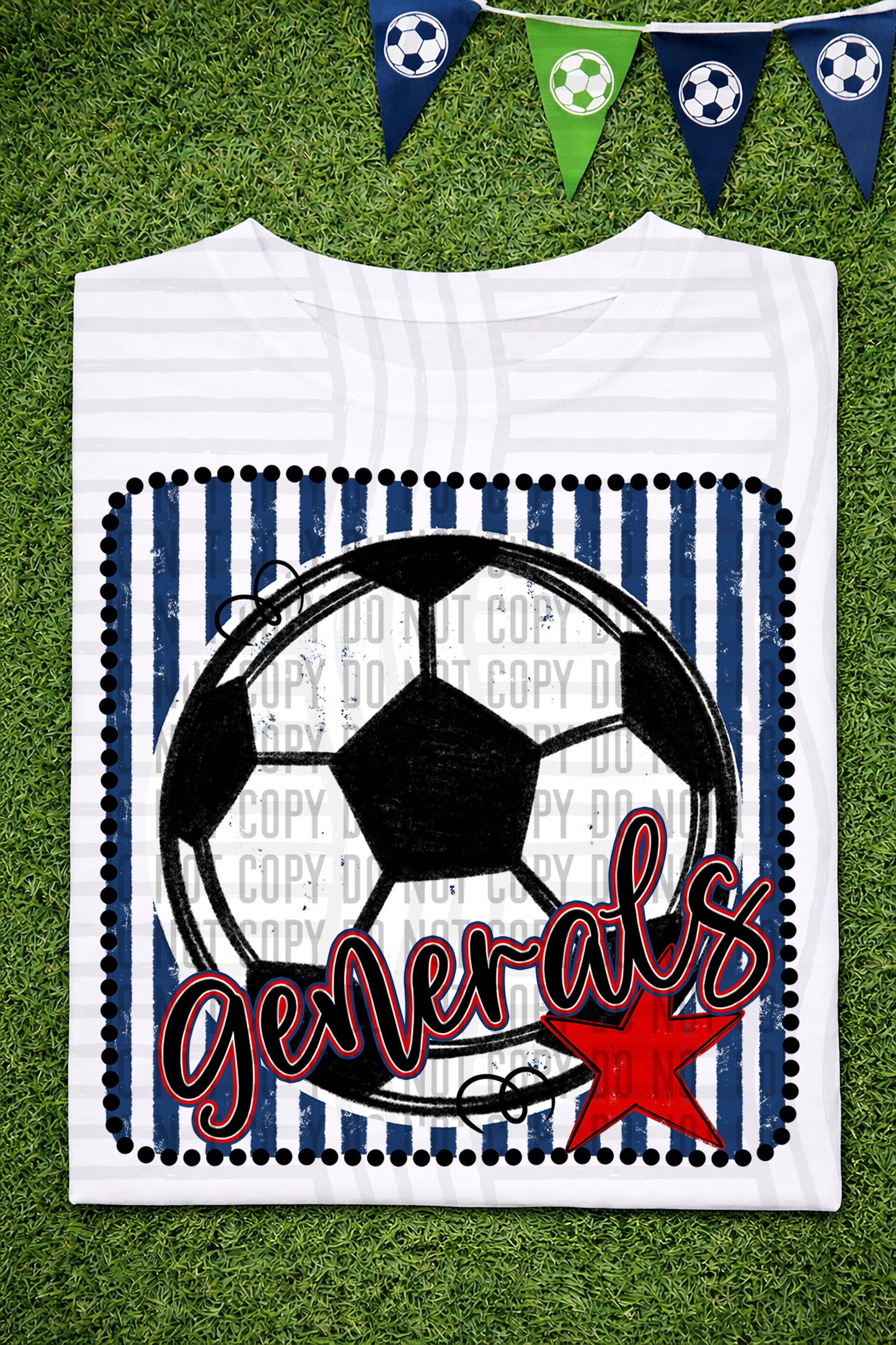 Soccer RWB Framed -  Custom + DROPDOWN - 300 DPI digital download