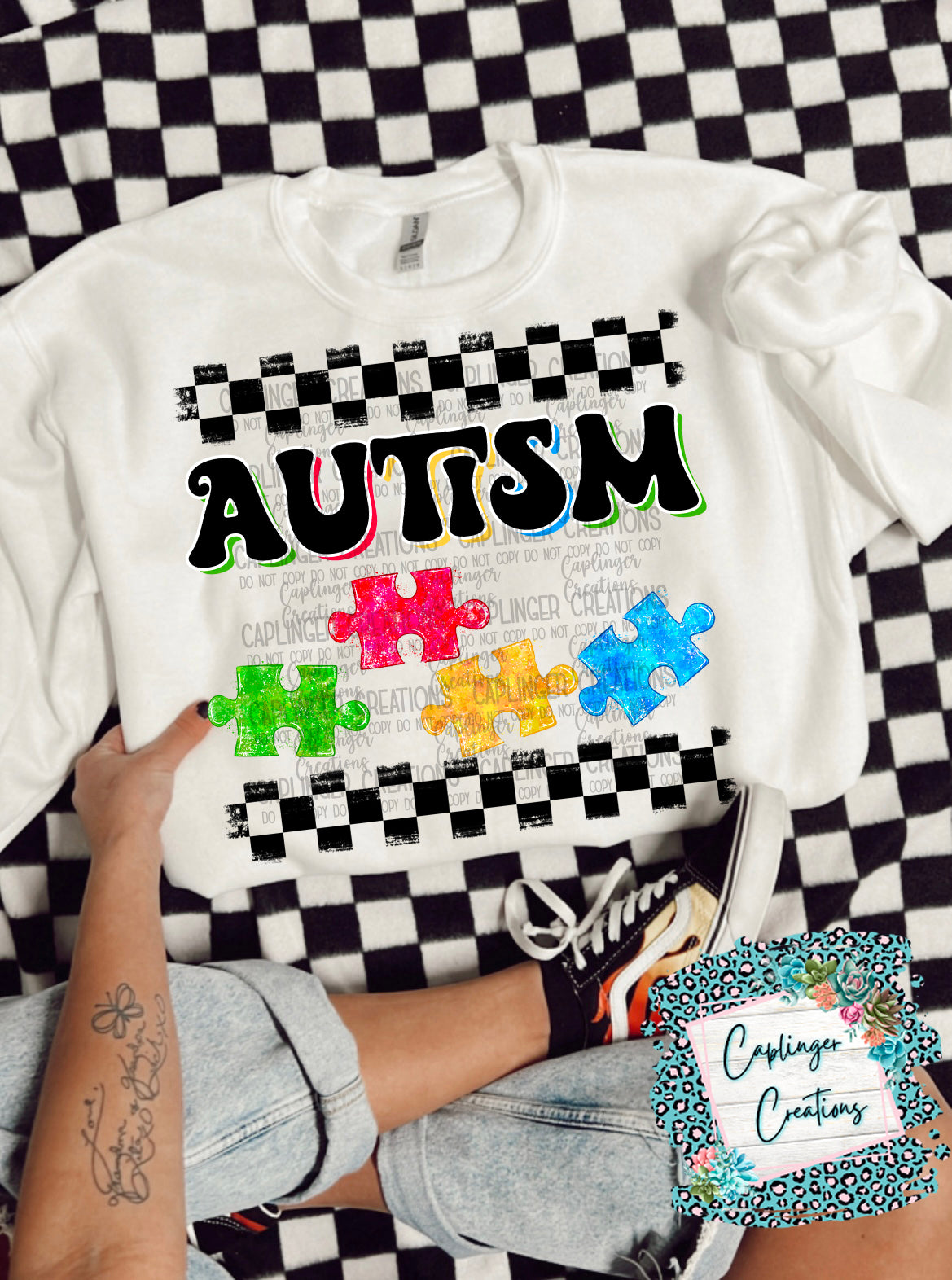 Autism puzzle pieces - Digital download 300DPI PNG FILE