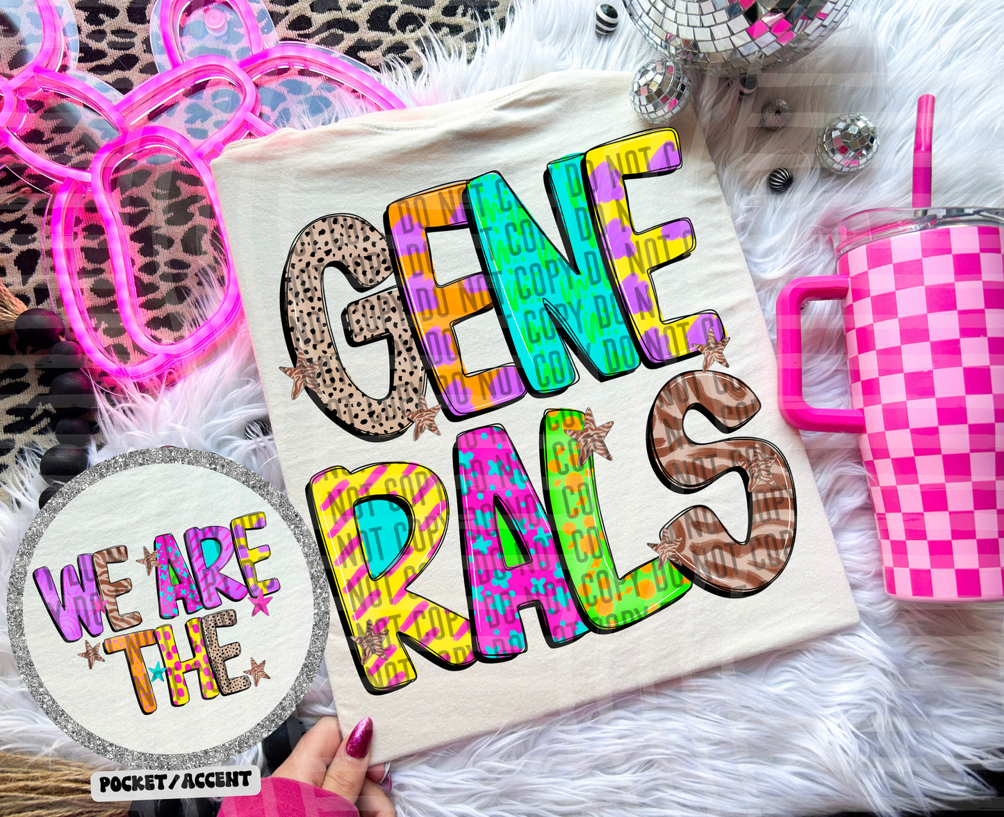 Funky Mix Up - Optional POCKET - Custom + Dropdown  - 300 dpi Digital Download