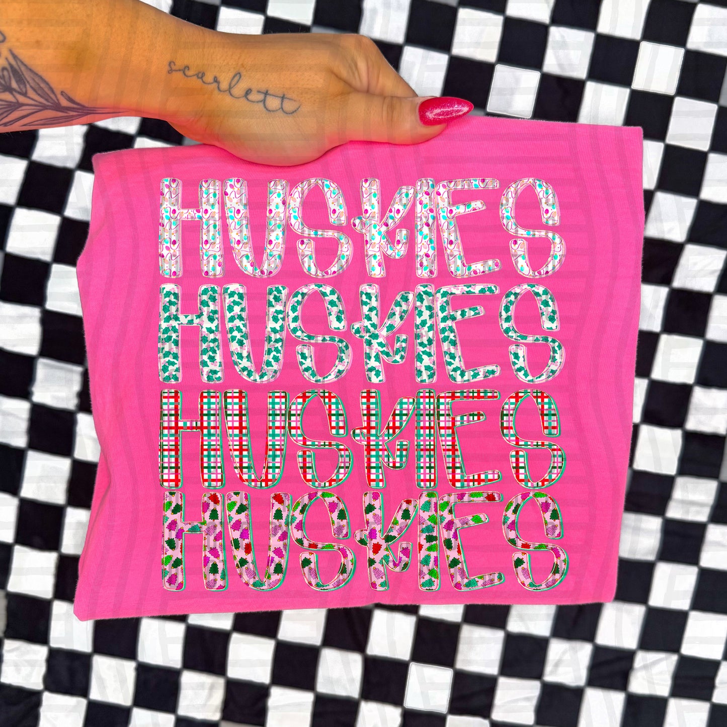 Twinkle Tinsel stacked - Dropdown - 300 DPI Digital download