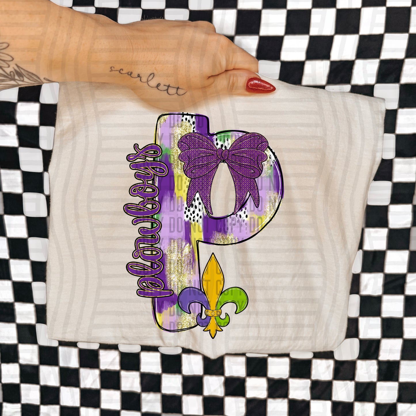 Mardi Mascots Custom + Dropdown  - 300 dpi Digital Download