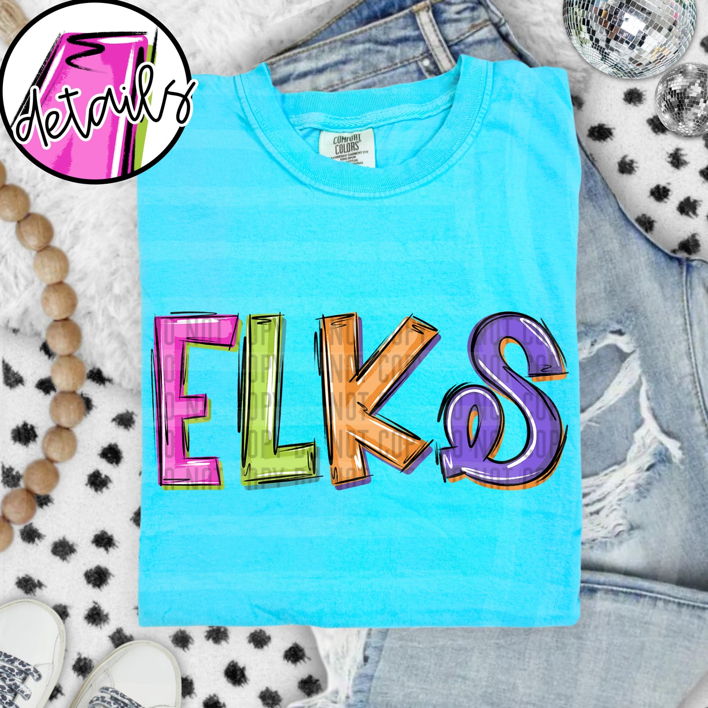 Neon Barbie Stacked - Custom + DROPDOWN - 300 DPI digital download