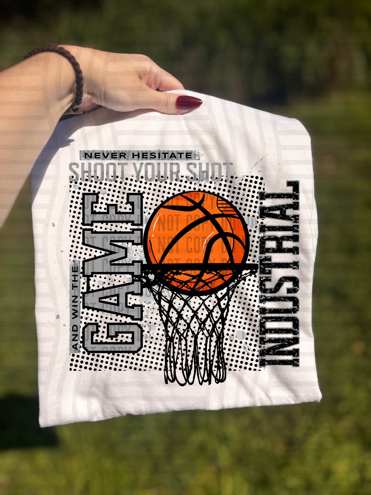 Basketball Never Hesitate - 300 dpi Digital Download