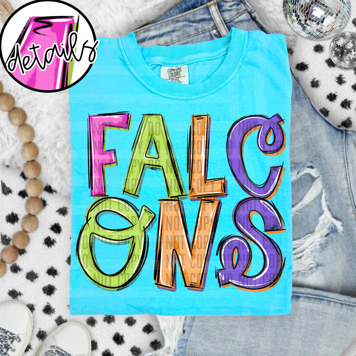 Neon Barbie Stacked - Custom + DROPDOWN - 300 DPI digital download