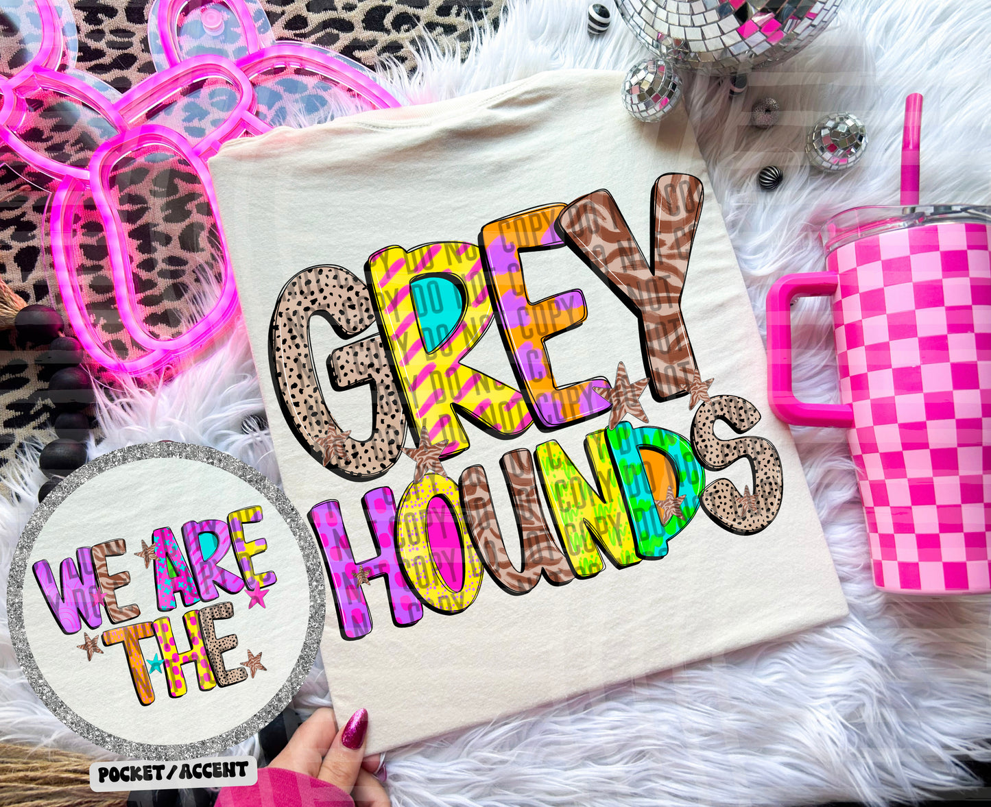 Funky Mix Up - Optional POCKET - Custom + Dropdown  - 300 dpi Digital Download