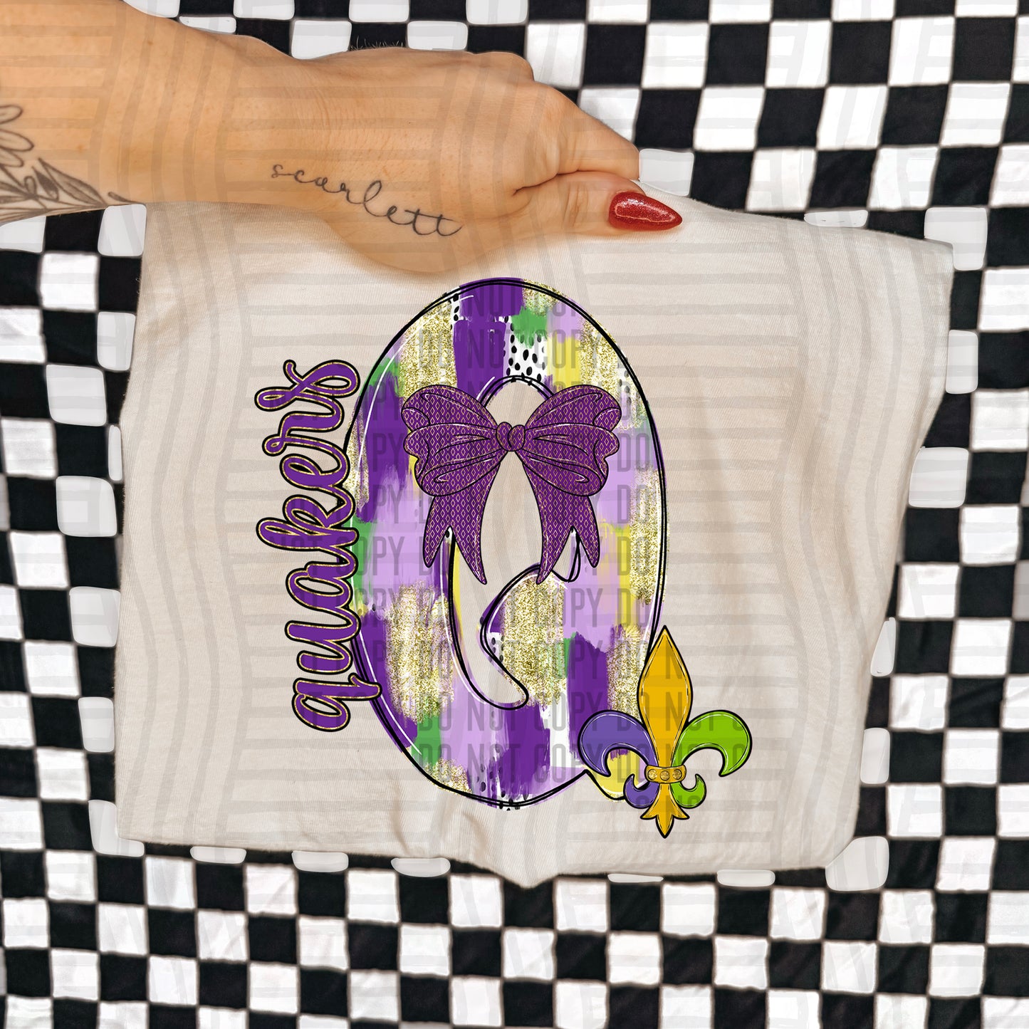 Mardi Mascots Custom + Dropdown  - 300 dpi Digital Download