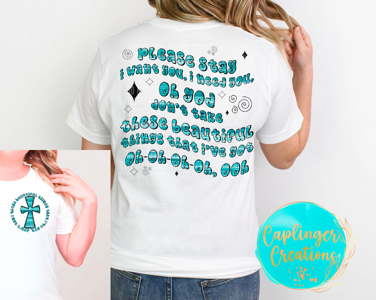 Beautiful Things lyrics - Digital download 300DPI PNG FILE