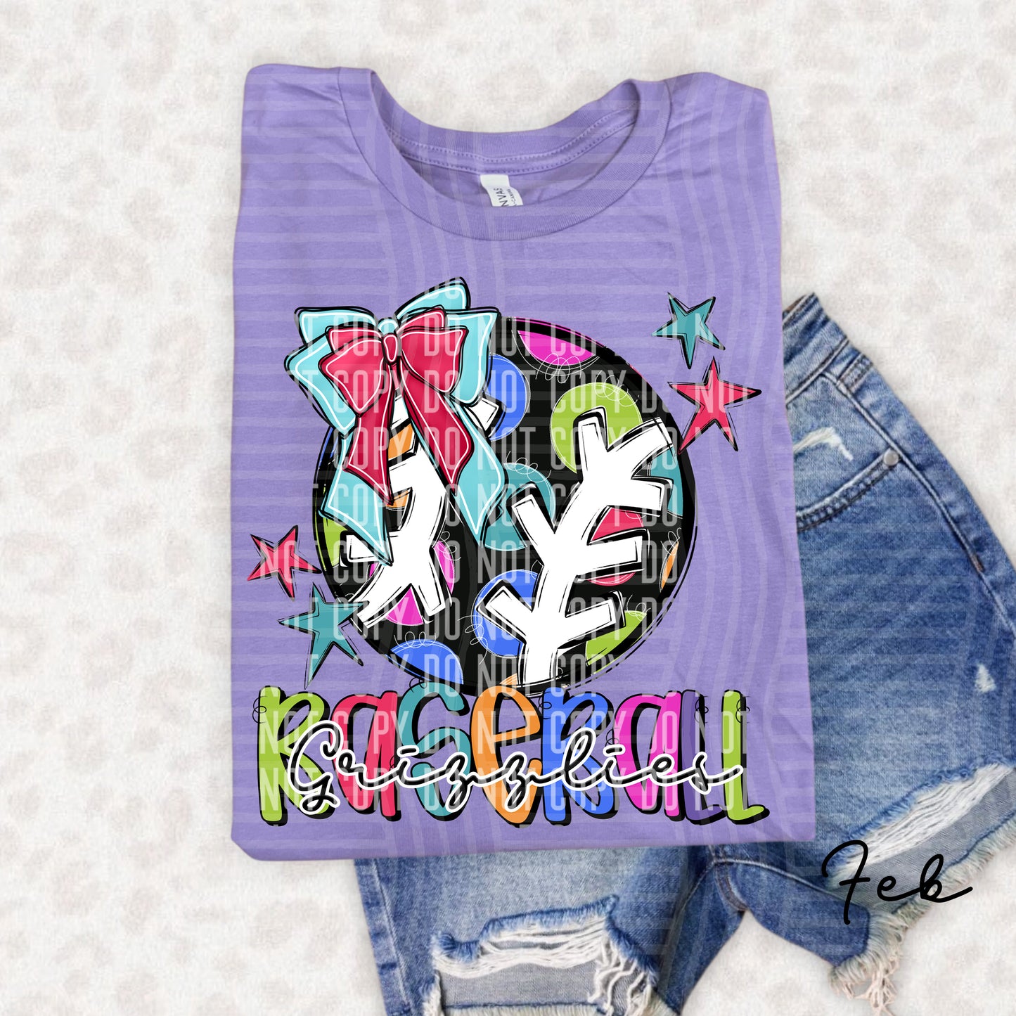 Preppy Polka Dot BASEBALL - Dropdown menu - 300 DPI digital design