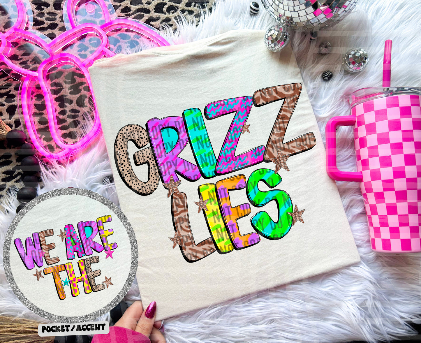 Funky Mix Up - Optional POCKET - Custom + Dropdown  - 300 dpi Digital Download