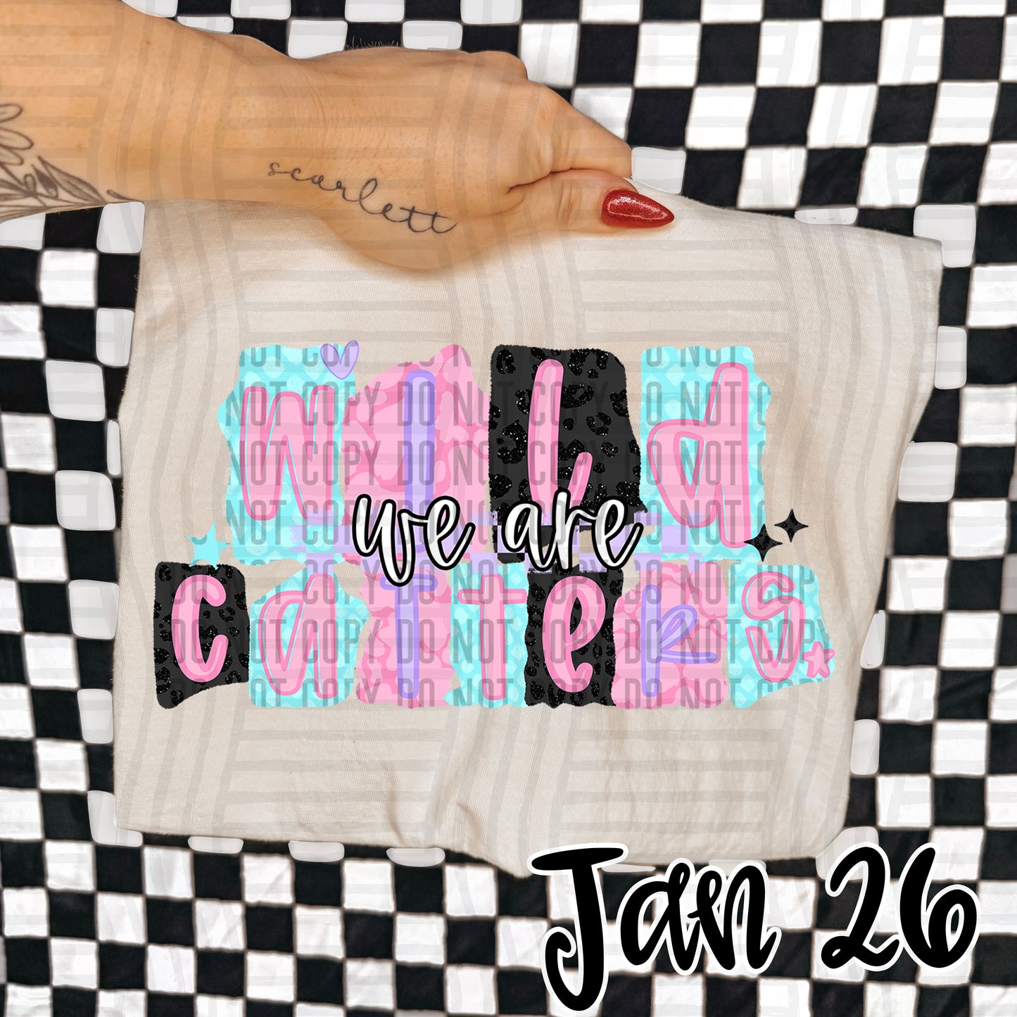 Pink Chaos - Custom + DROPDOWN - 300 DPI digital download