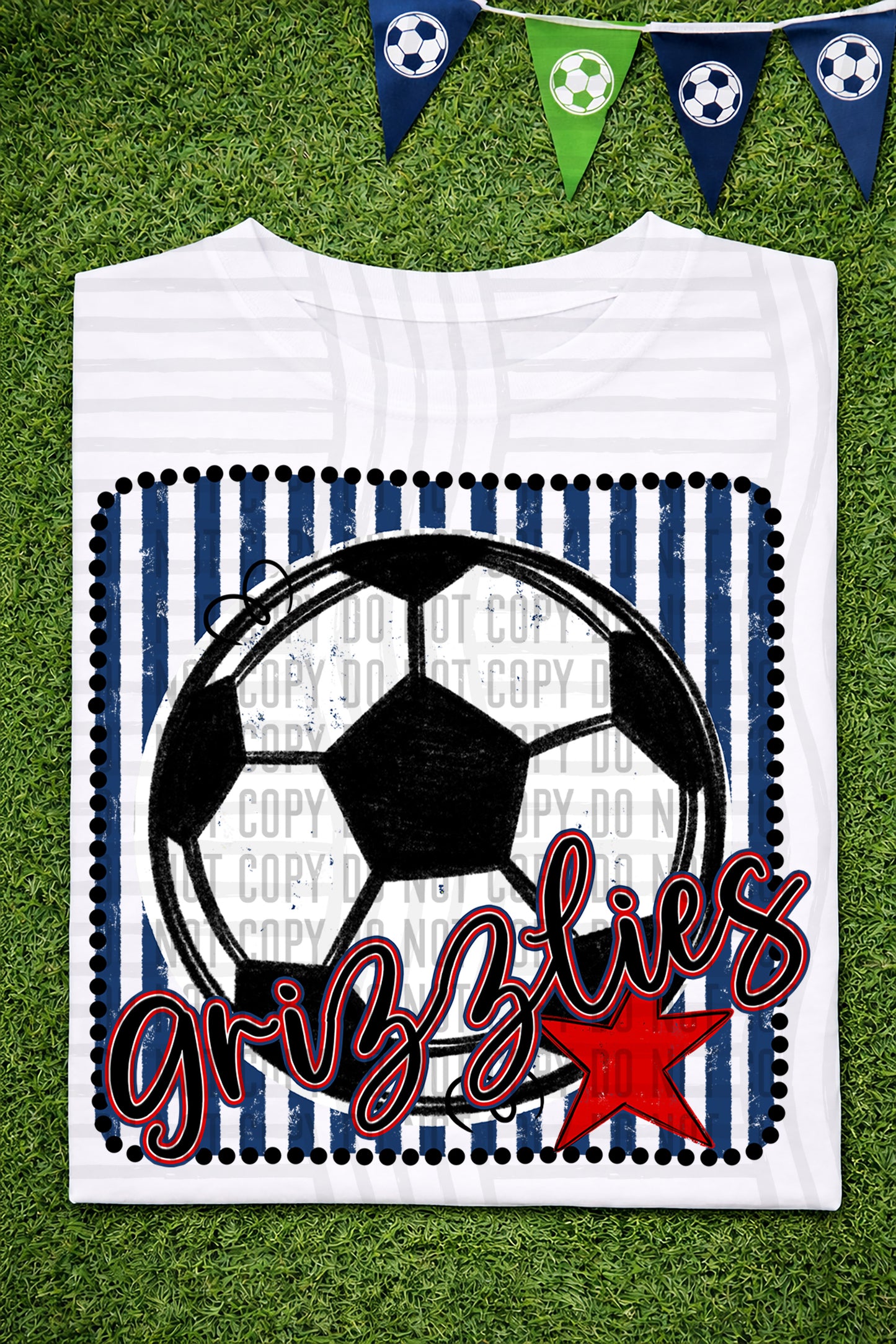 Soccer RWB Framed -  Custom + DROPDOWN - 300 DPI digital download