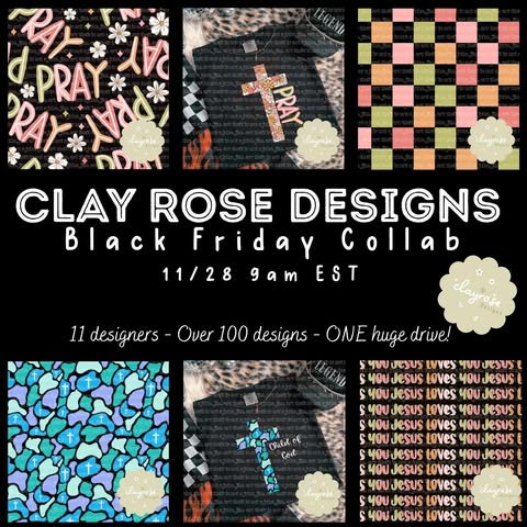 BLACK FRIDAY COLLAB - 10 designers - Digital download 300DPI PNG FILE