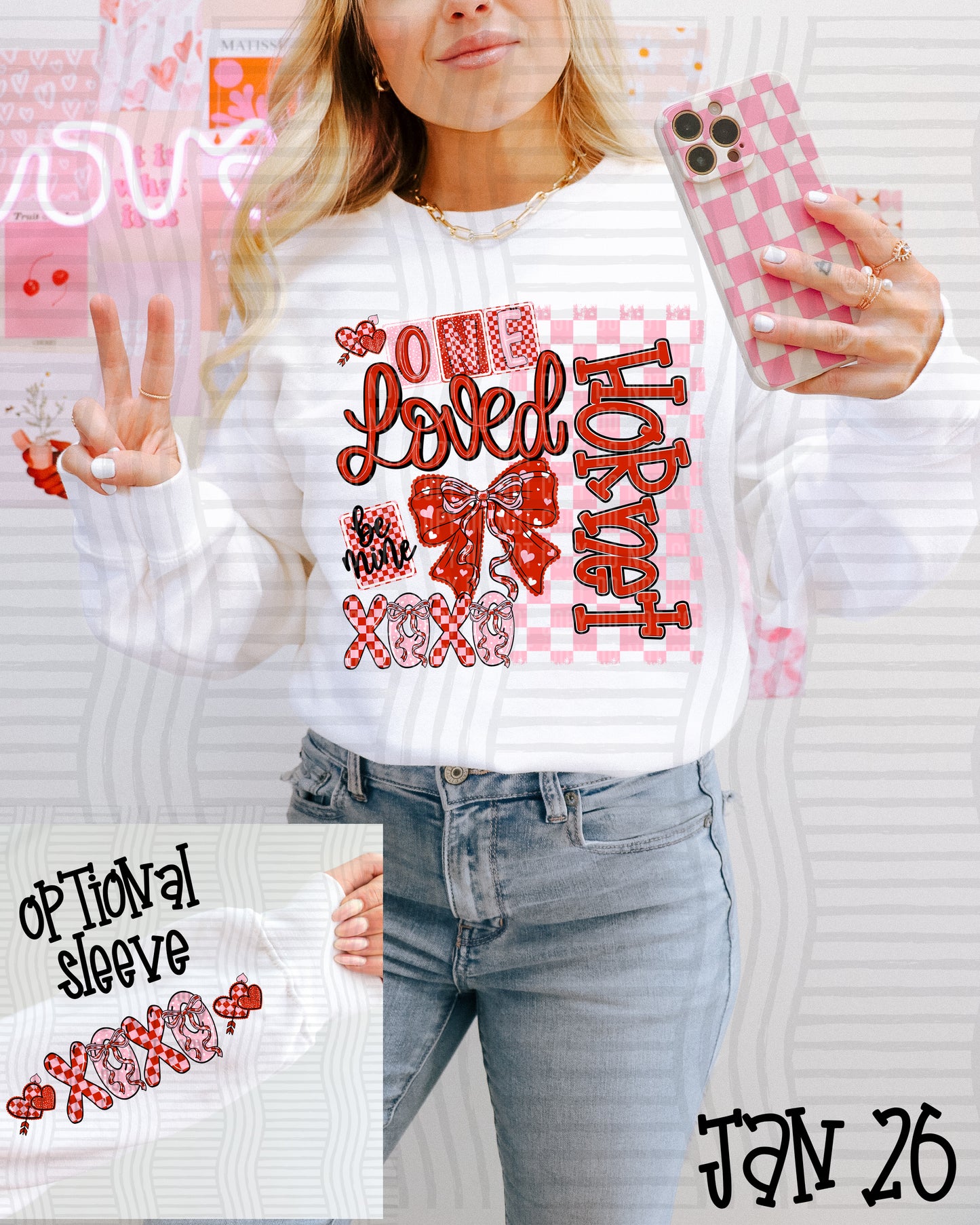 One Loved MASCOT (SINGULAR) + OPTIONAL SLEEVES - Custom + DROPDOWN - 300 DPI digital download