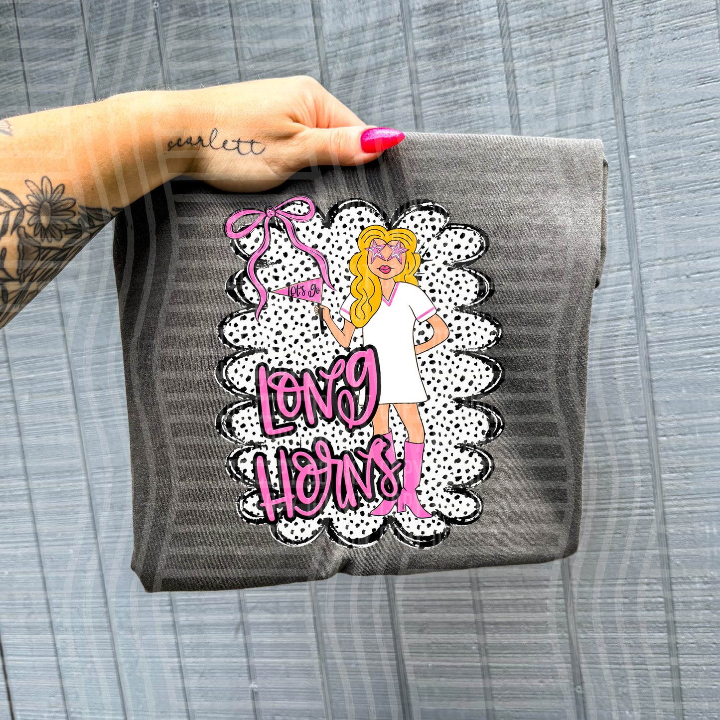 Pink Preppy Gals BLONDE + CUSTOM - Dropdown - Digital Download 300DPI PNG FILE