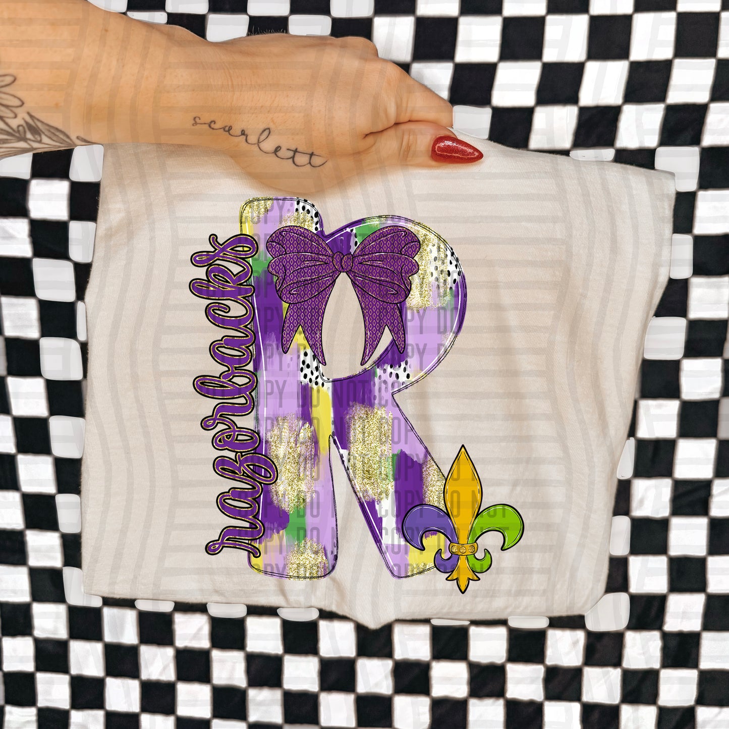 Mardi Mascots Custom + Dropdown  - 300 dpi Digital Download