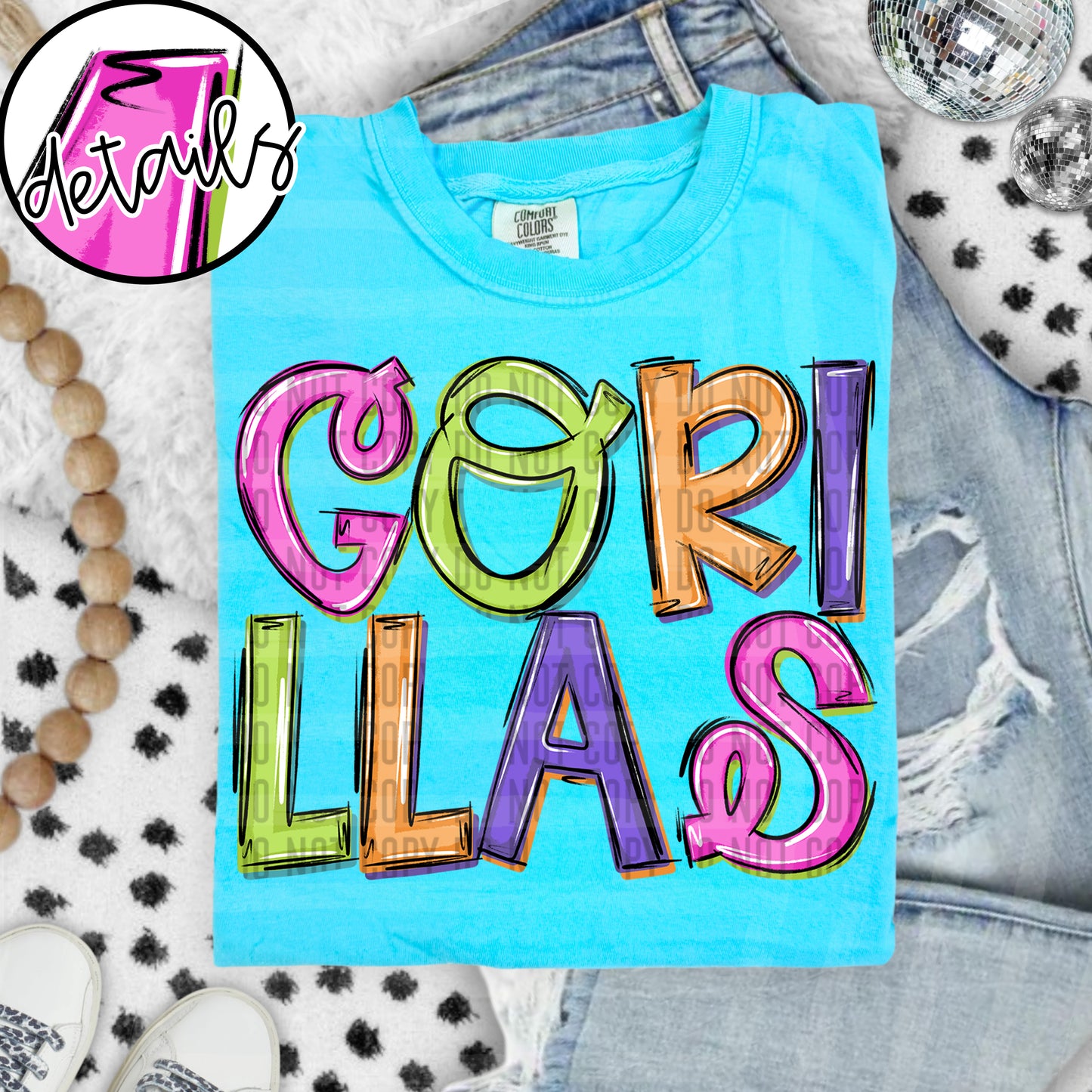 Neon Barbie Stacked - Custom + DROPDOWN - 300 DPI digital download