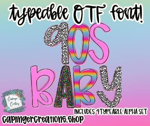 90s Collab with Chelsey Nicole and Clay Rose - Digital download 300DPI PNG FILE