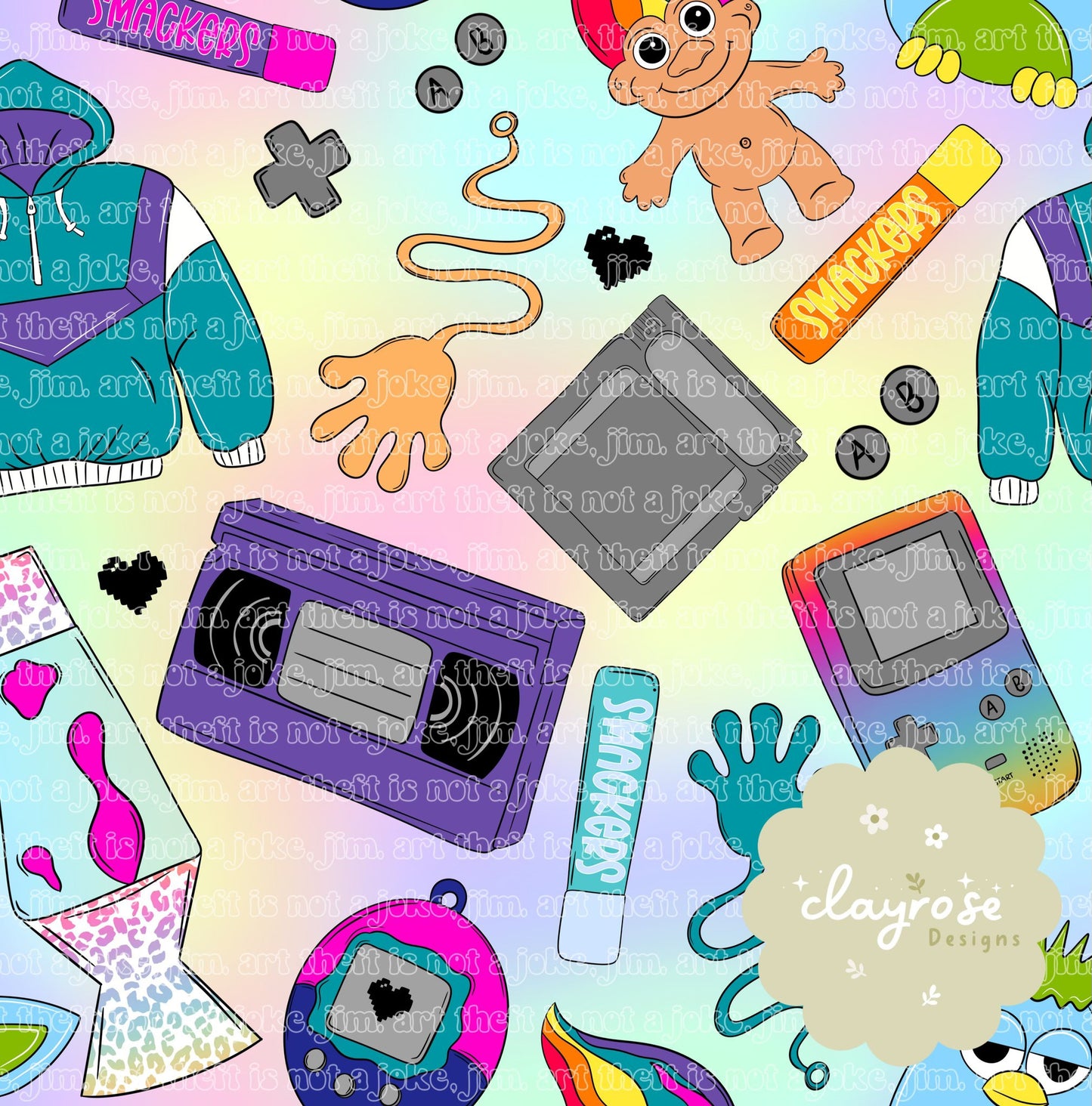 90s Collab with Chelsey Nicole and Clay Rose - Digital download 300DPI PNG FILE