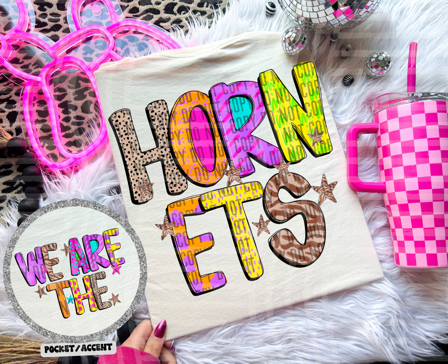 Funky Mix Up - Optional POCKET - Custom + Dropdown  - 300 dpi Digital Download