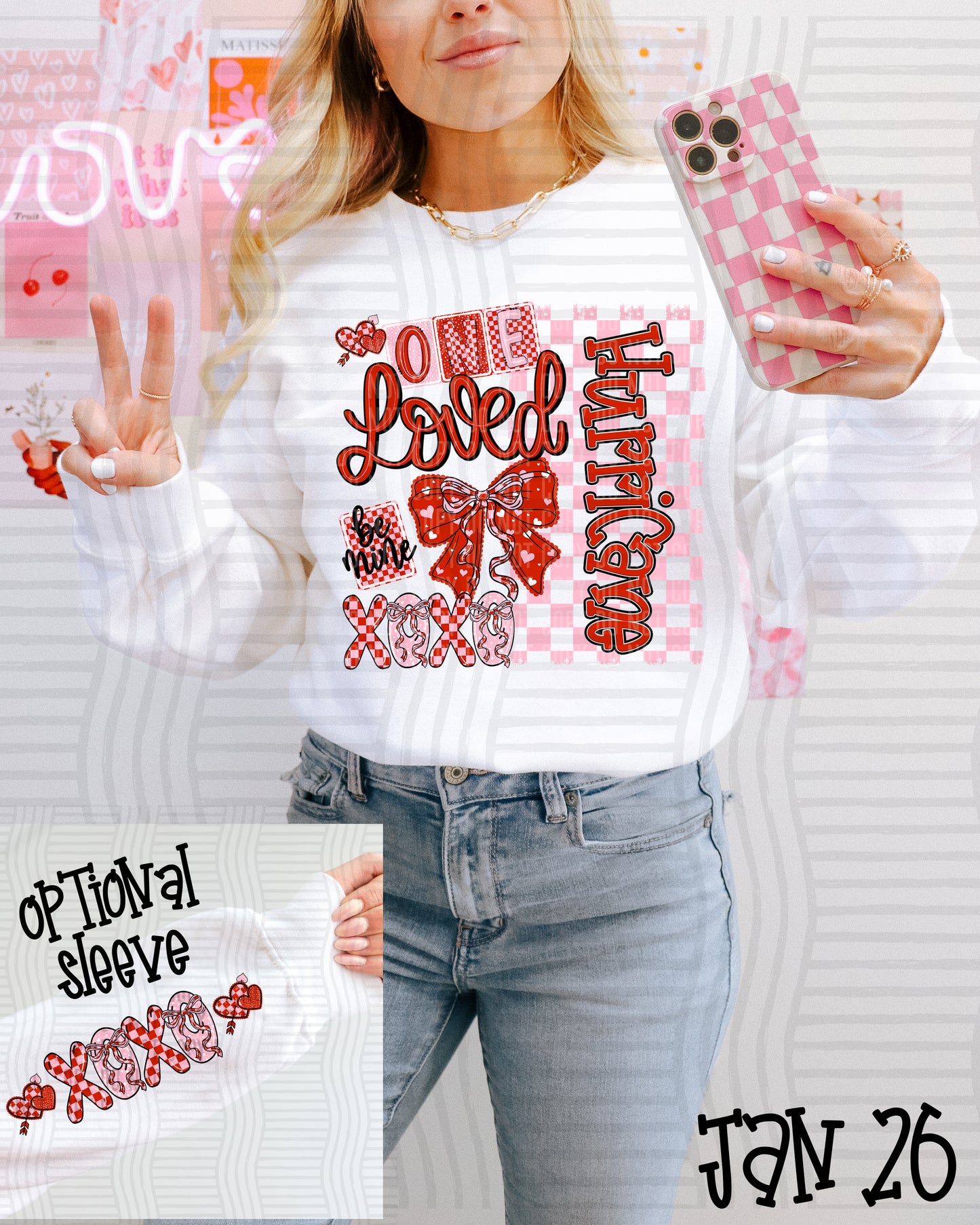 One Loved MASCOT (SINGULAR) + OPTIONAL SLEEVES - Custom + DROPDOWN - 300 DPI digital download