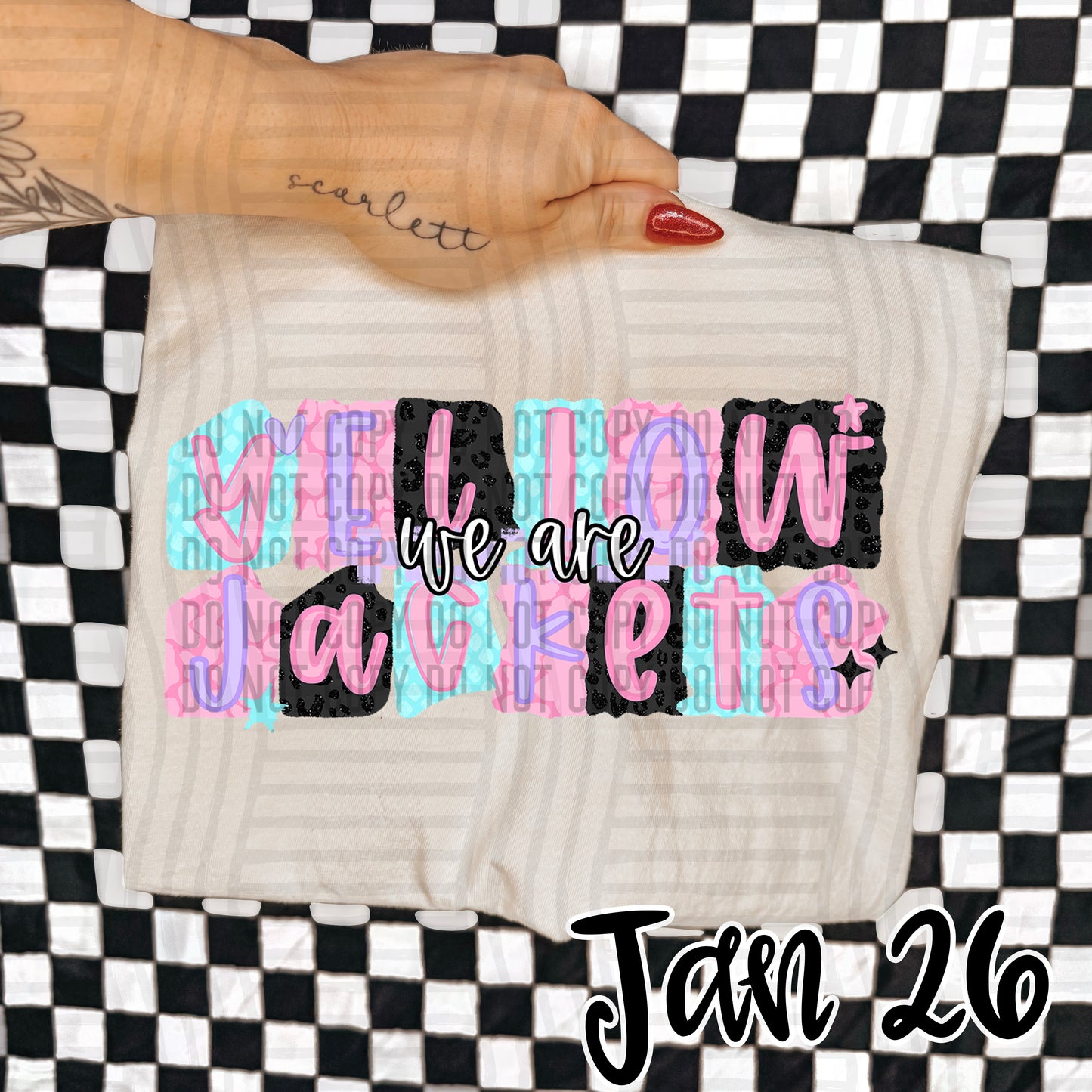 Pink Chaos - Custom + DROPDOWN - 300 DPI digital download