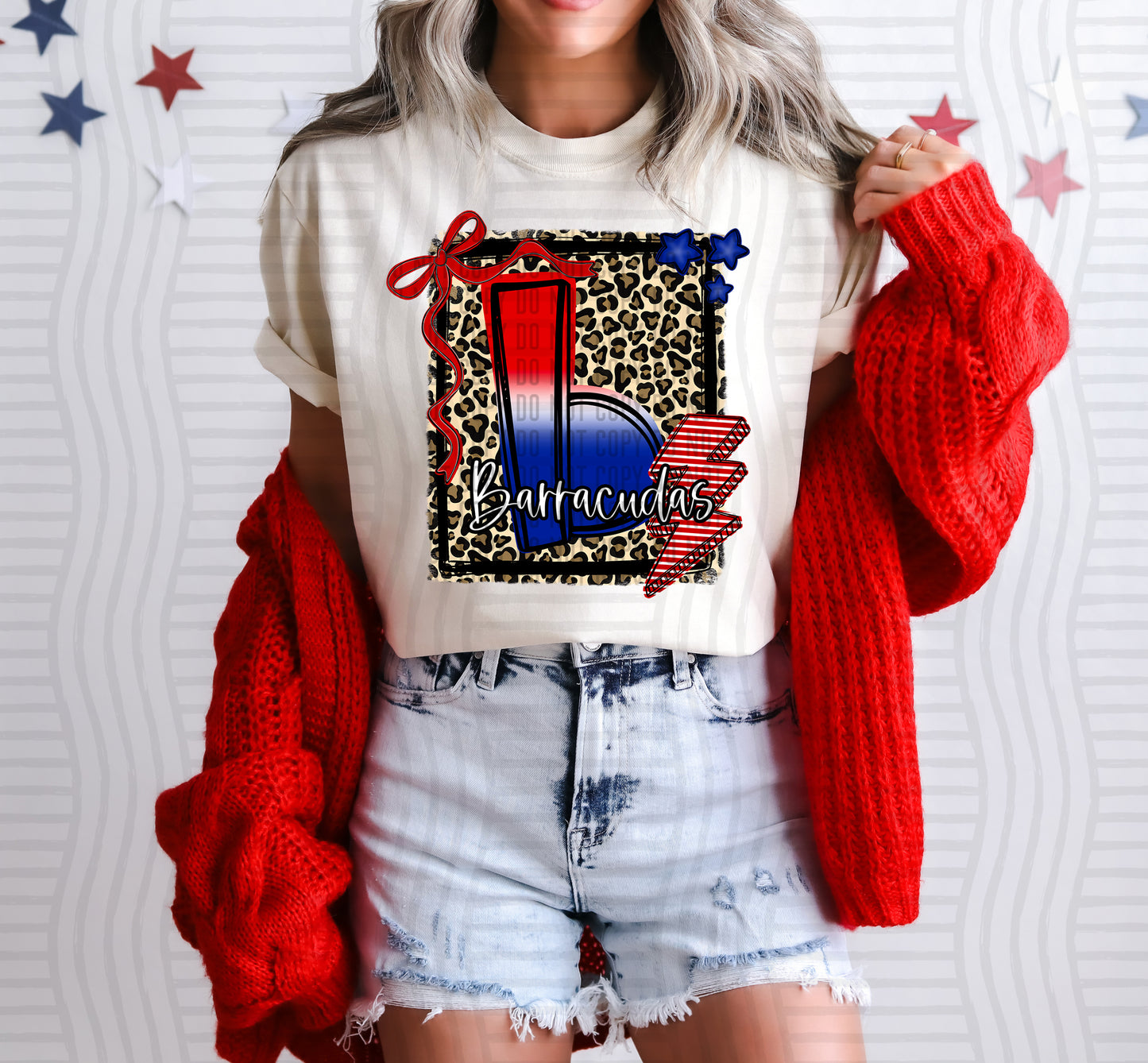 Star Spangled Sass Mascots -  Custom + DROPDOWN - 300 DPI digital download