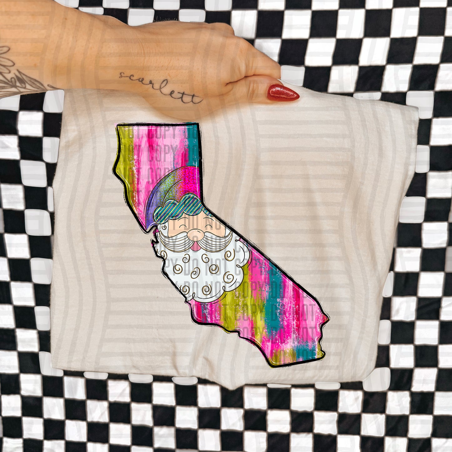 PICK A STATE - SANTA STATES - Digital download 300DPI PNG FILE