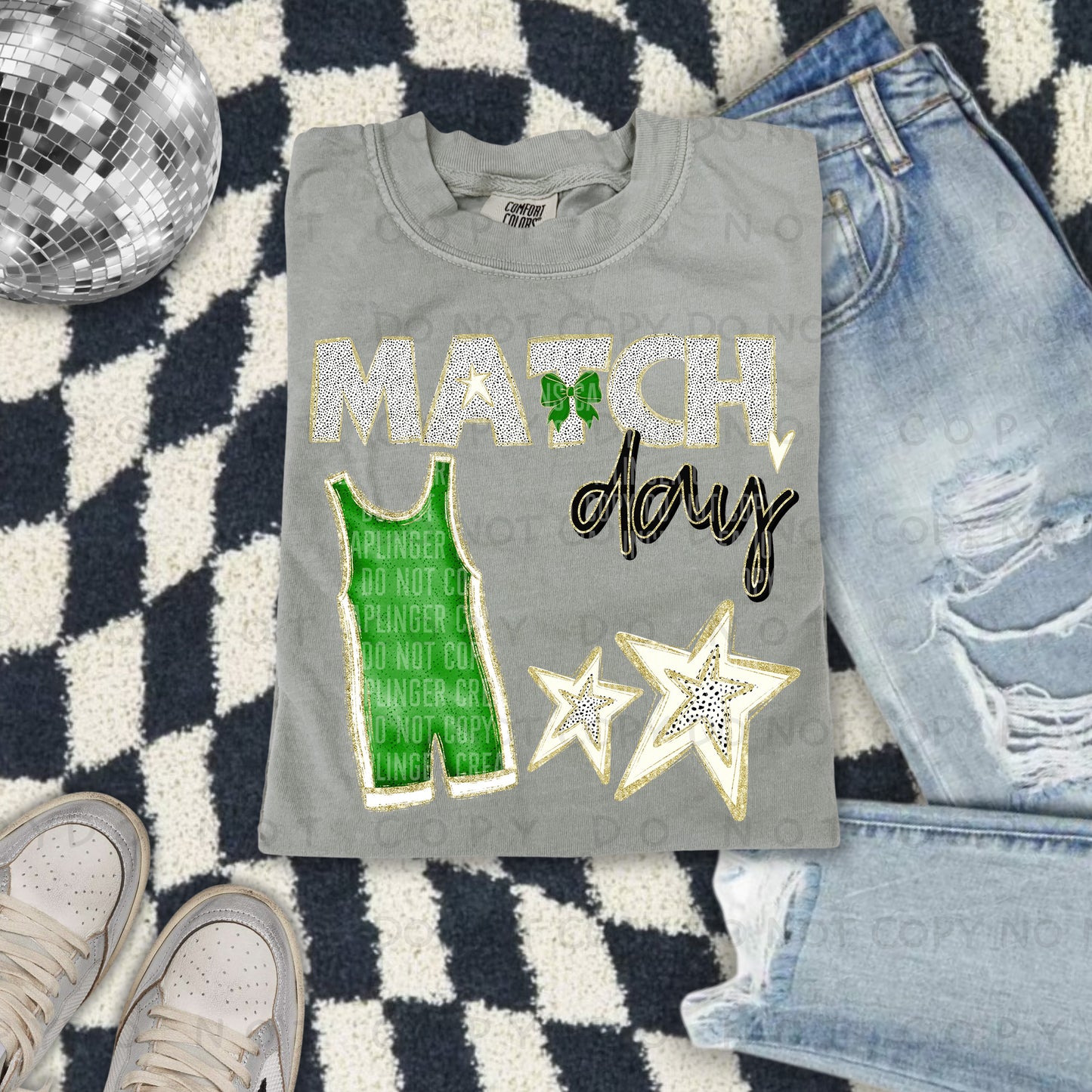 Match Day Wrestling  - Color Dropdown Digital Download 300DPI PNG FILE