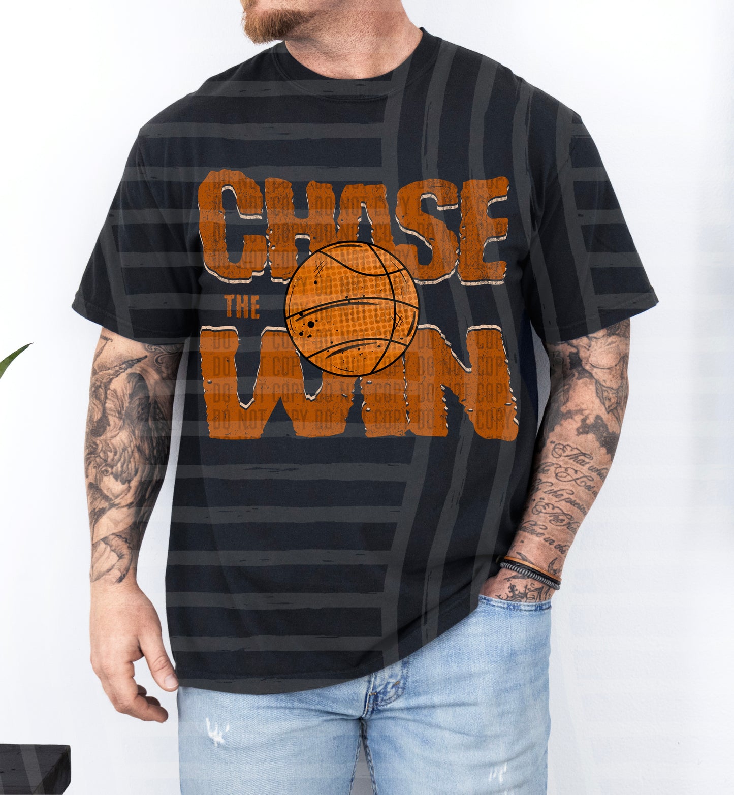 Chase the Win BASKETBALL - Color Dropdown Digital Download 300DPI PNG FILE