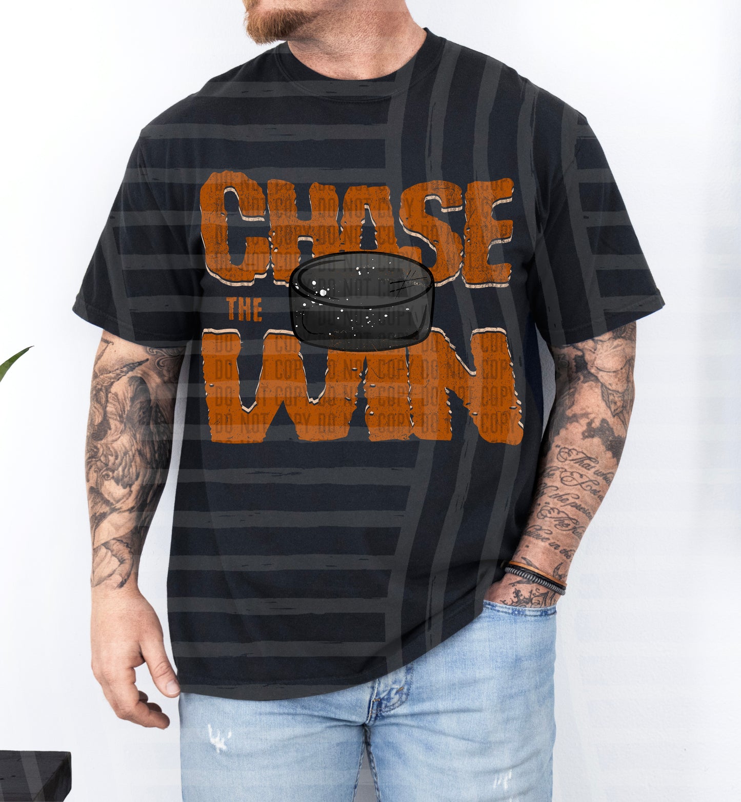 Chase the Win HOCKEY - Color Dropdown Digital Download 300DPI PNG FILE