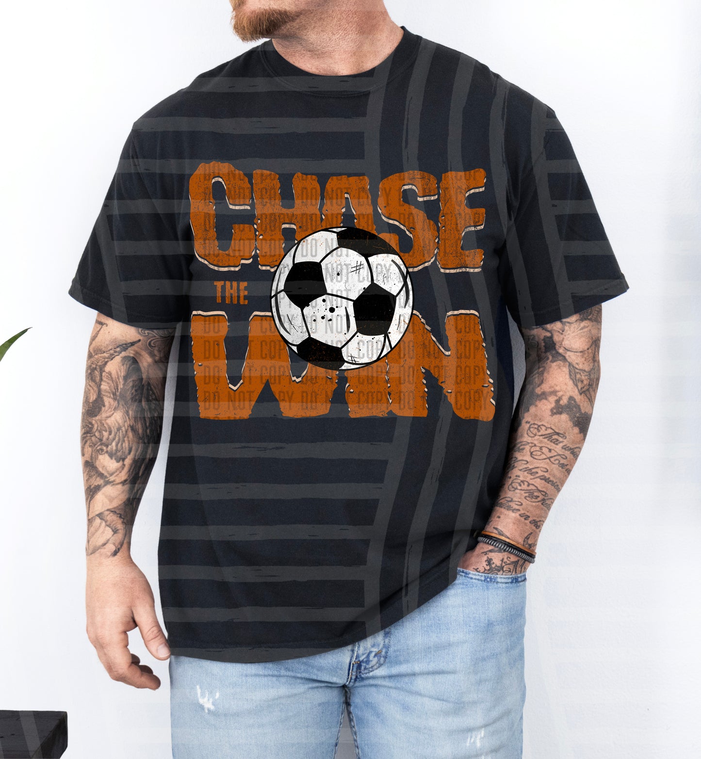Chase the Win SOCCER - Color Dropdown Digital Download 300DPI PNG FILE