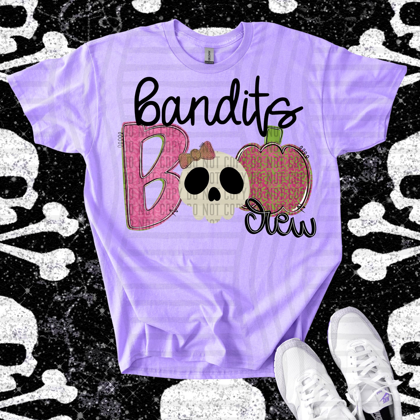Boo Crew mascots - Custom + DROPDOWN - 300 DPI digital download