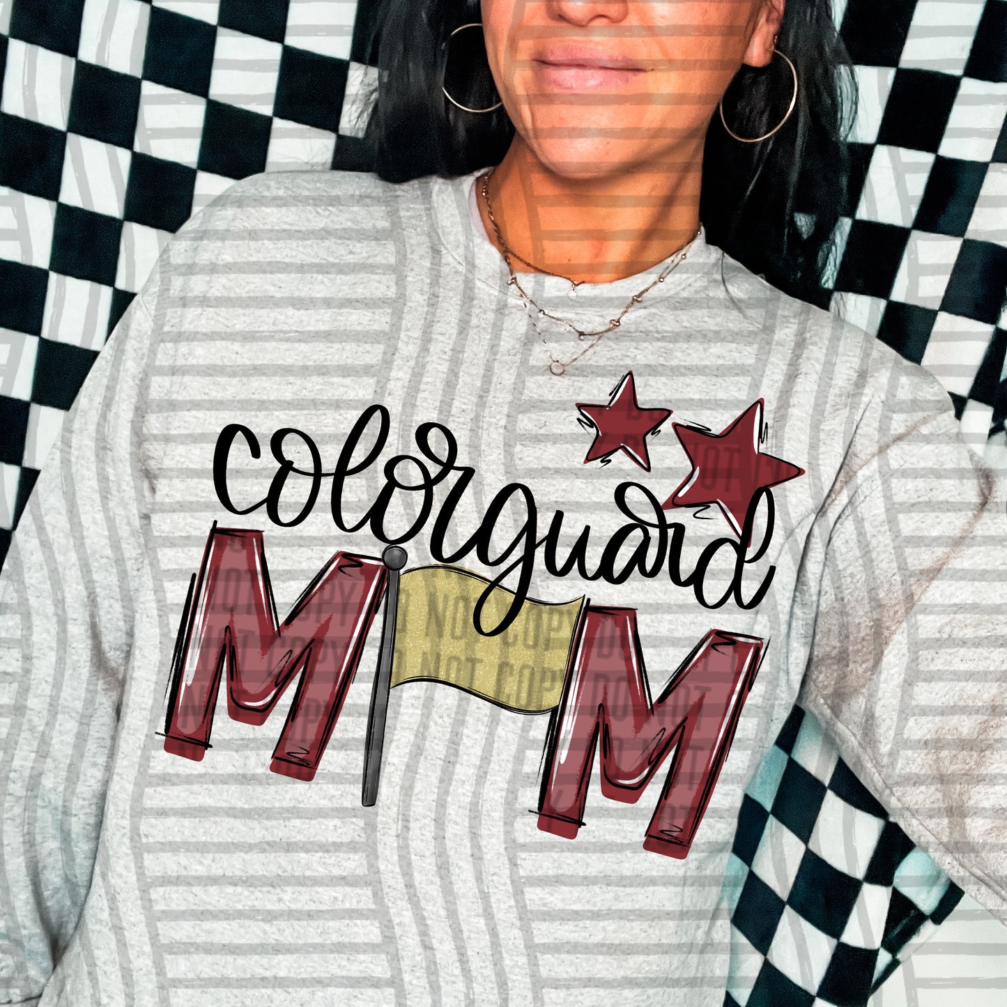 Colorguard Mom - Color Dropdown Digital Download 300DPI PNG FILE
