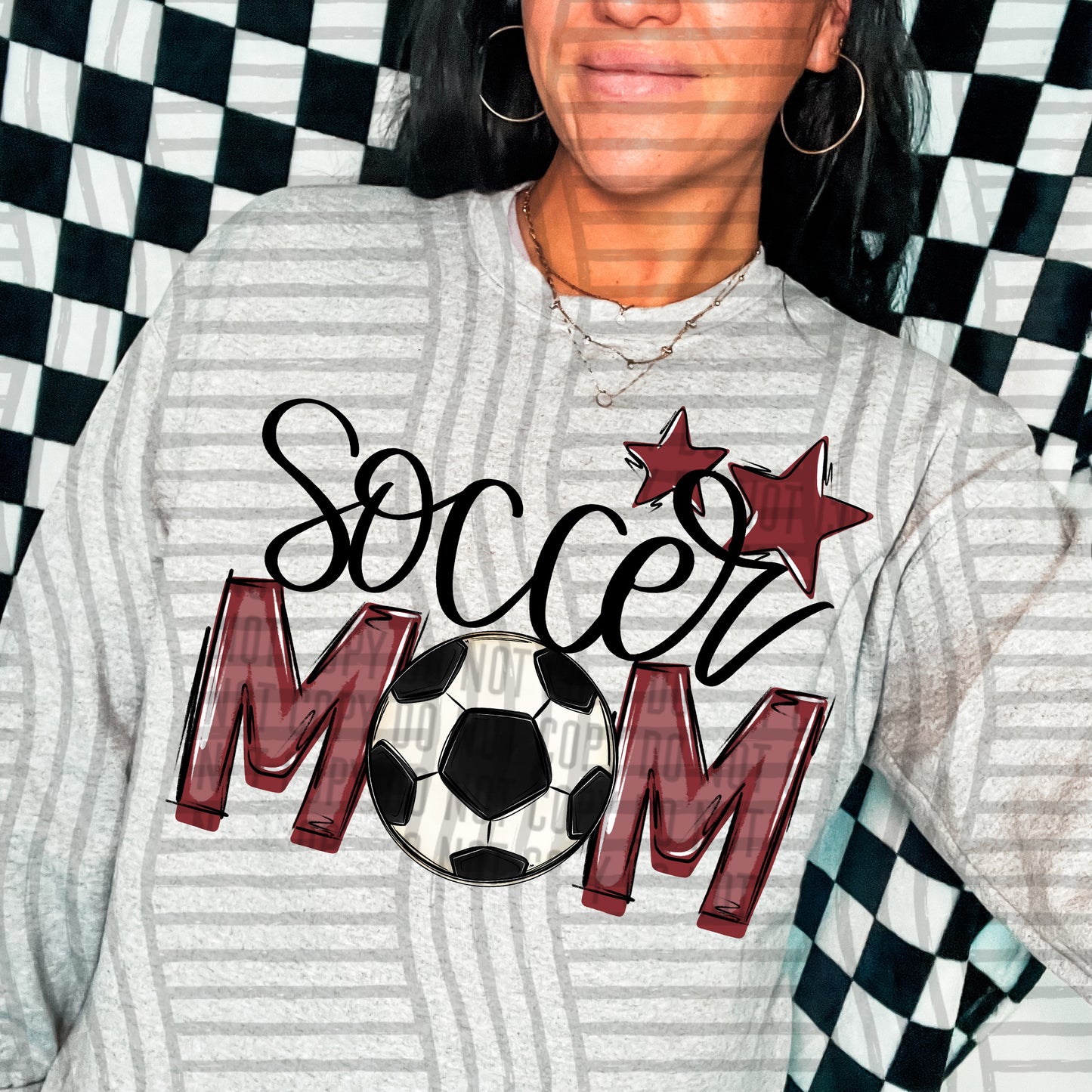 Soccer Mom - Color Dropdown Digital Download 300DPI PNG FILE