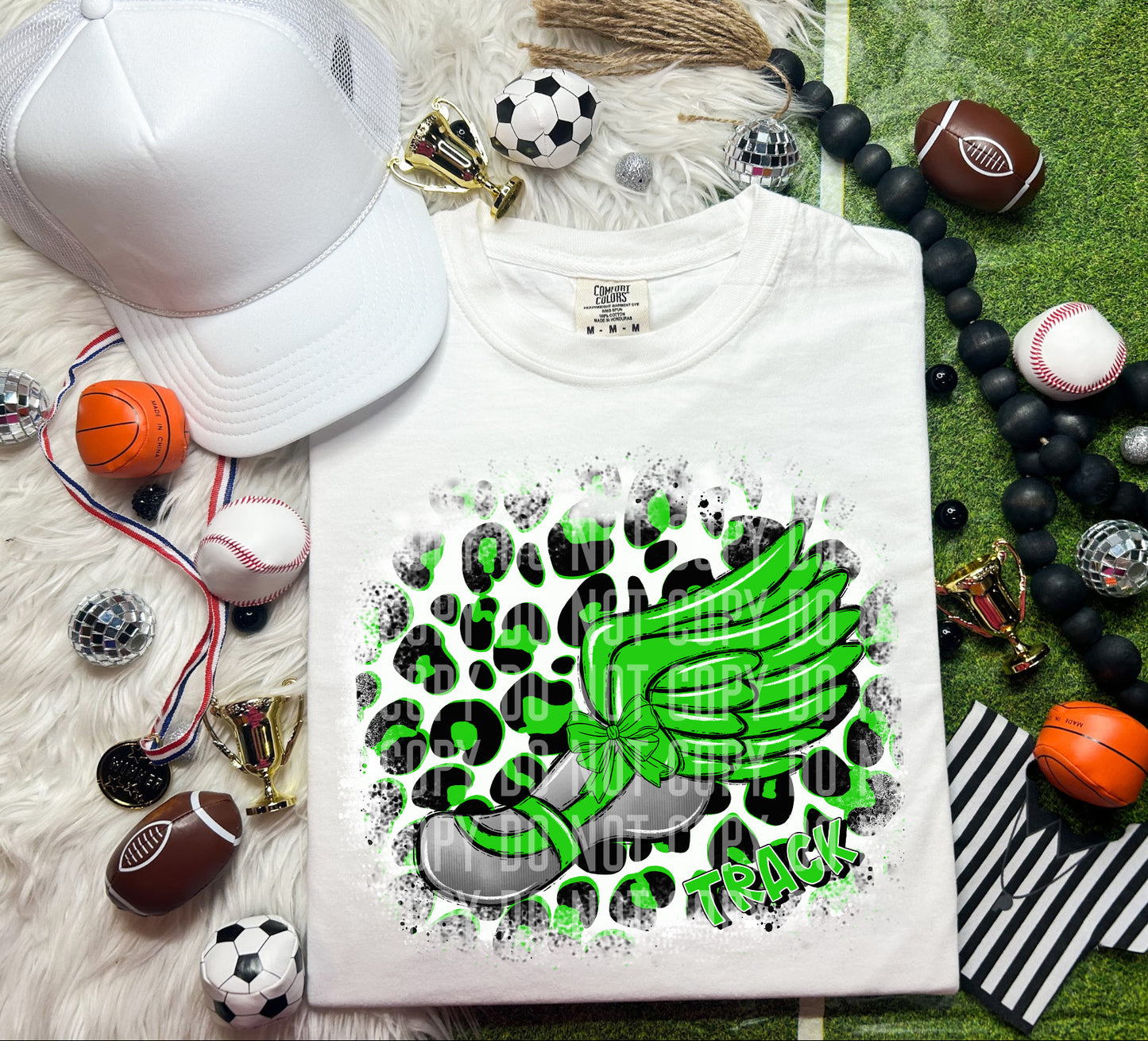 Leopard Coquette Sports Color Dropdown Digital Download 300 DPI PNG