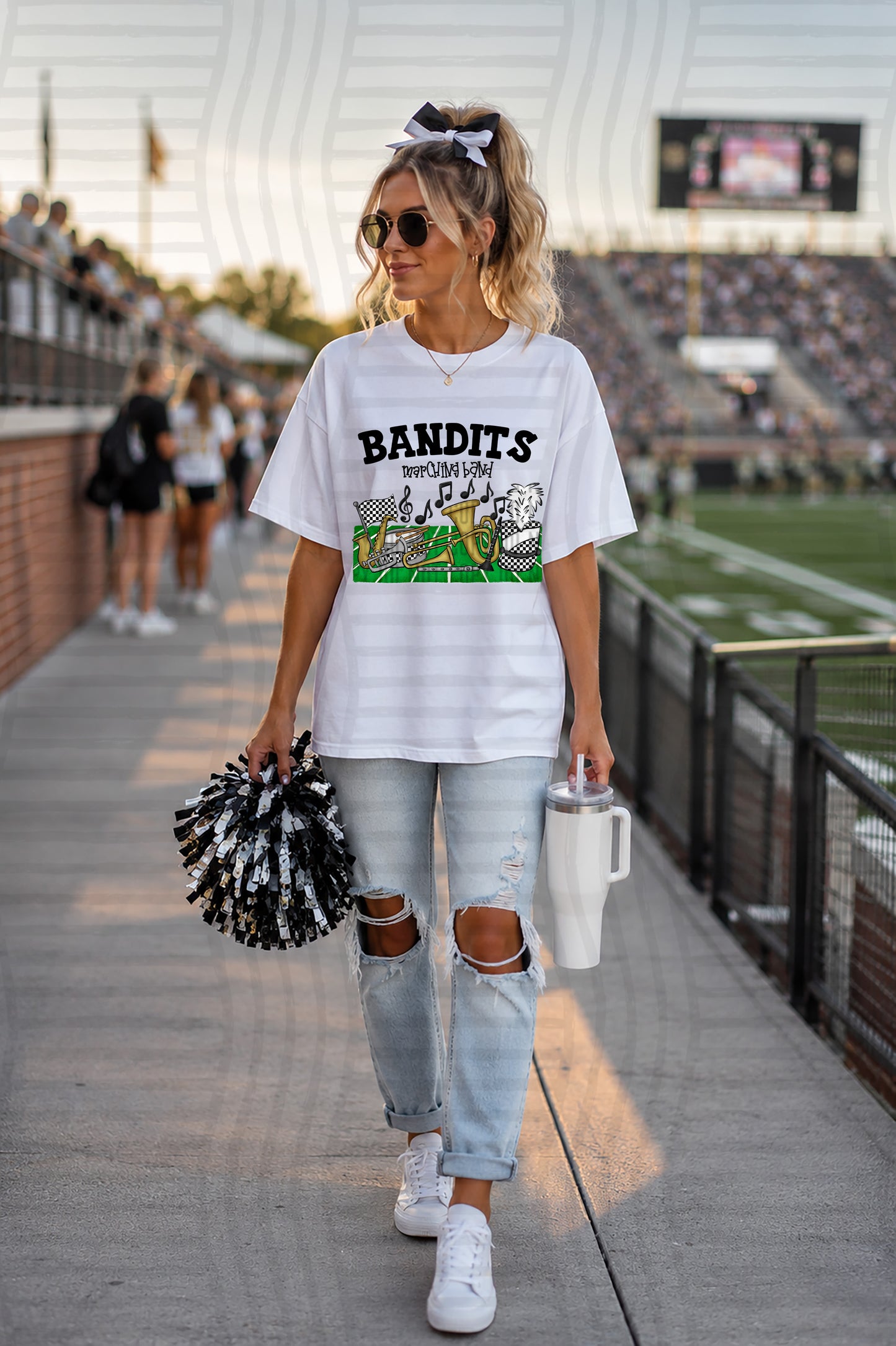 Checkered Band MASCOTS - Custom + DROPDOWN - 300 DPI digital download