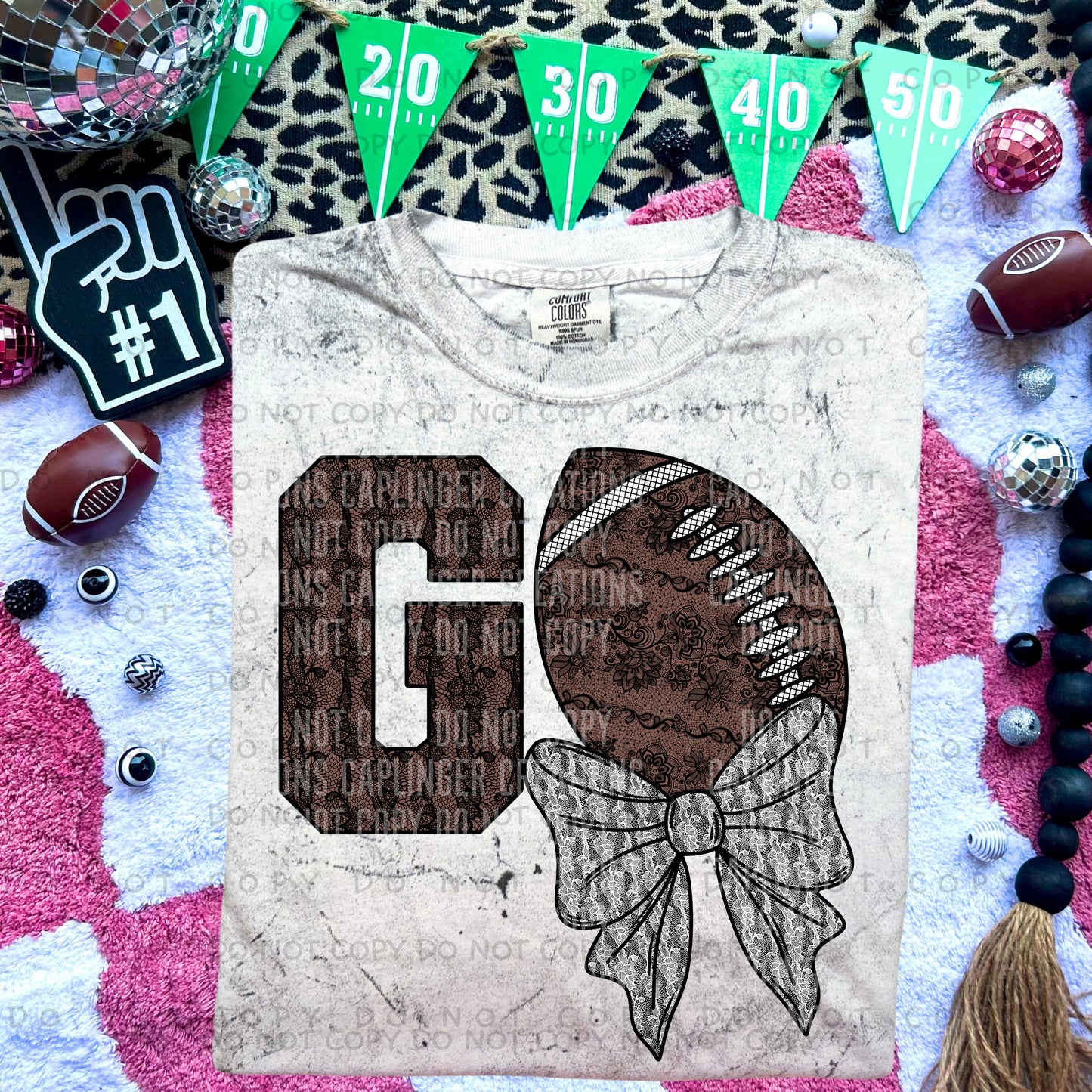 GO sports ball faux Lace - Choose Sports Ball AND BOW OR NO BOW - Digital Download 300DPI PNG FILE