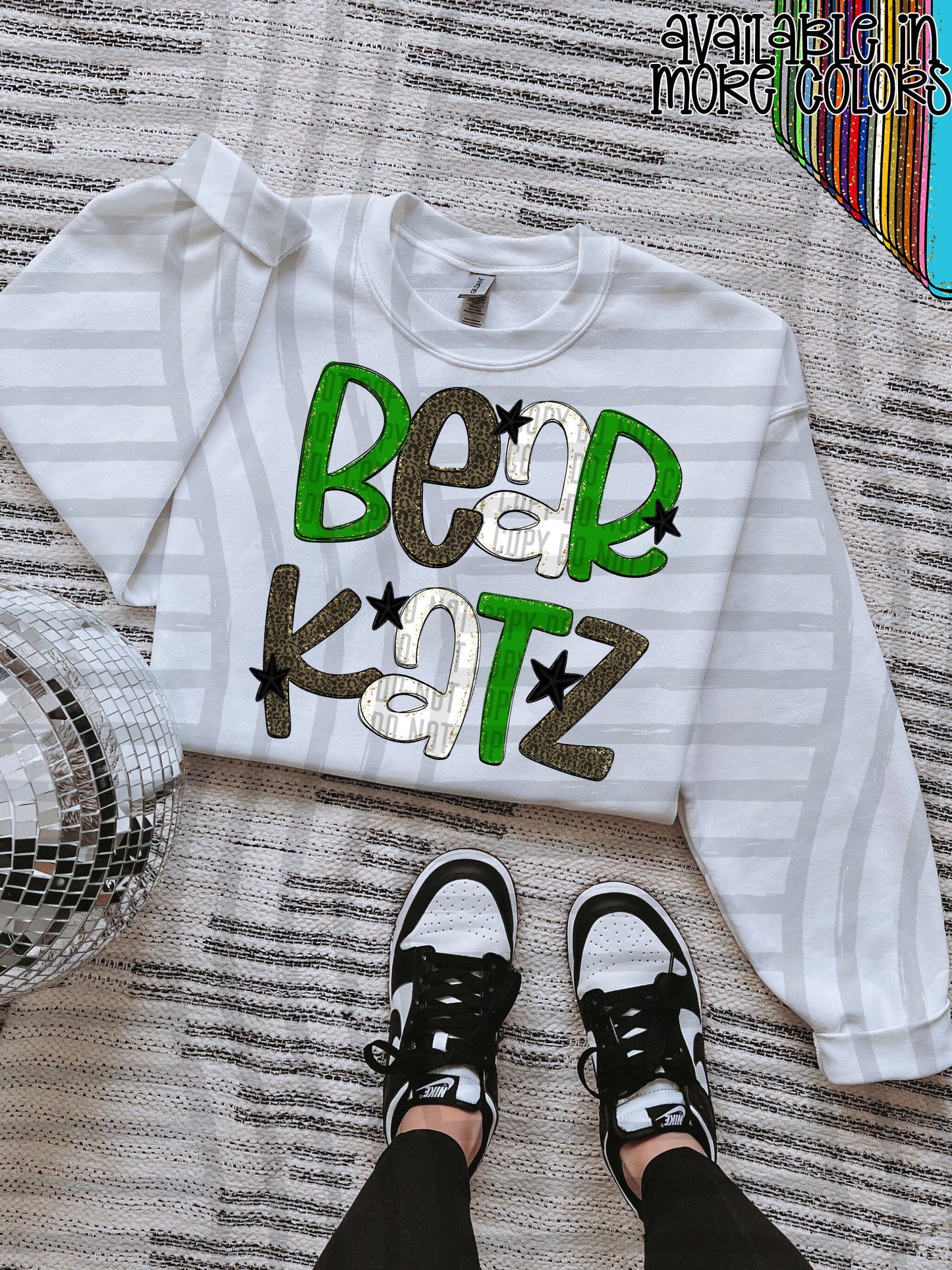 CUSTOM - Leopard Game Day Glam  - Digital download 300DPI PNG FILE