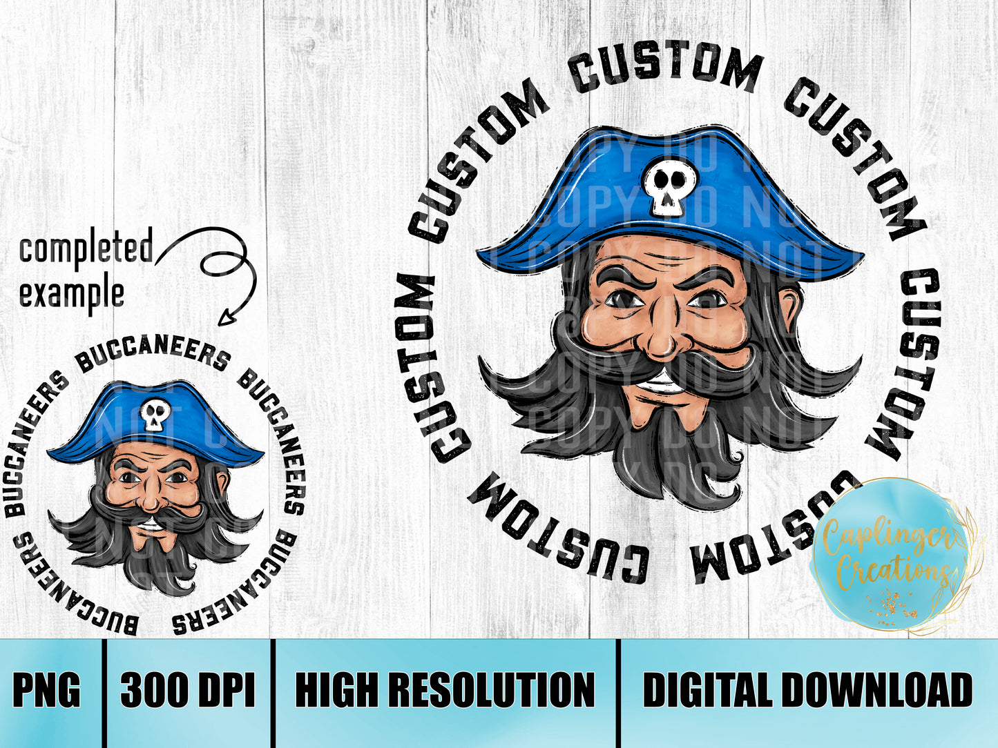 Custom Mascot with Name - Digital download 300DPI PNG FILE