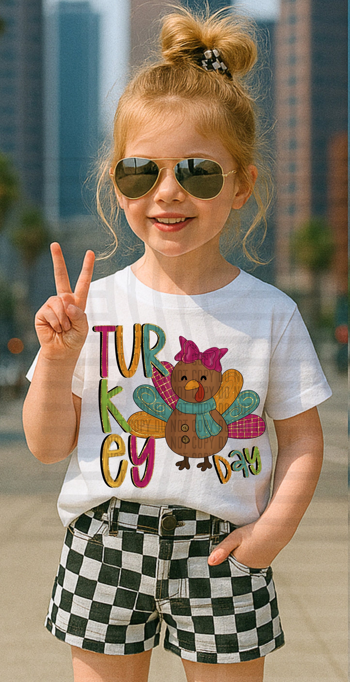 Turkey Day - Hand drawn and painted - 300DPI PNG FILE