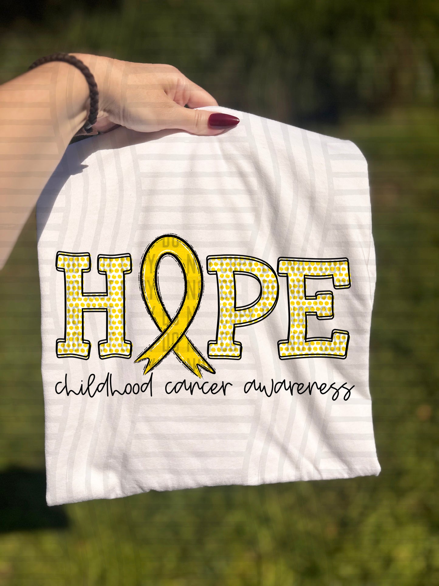 Childhood cancer awareness 300DPI PNG FILE