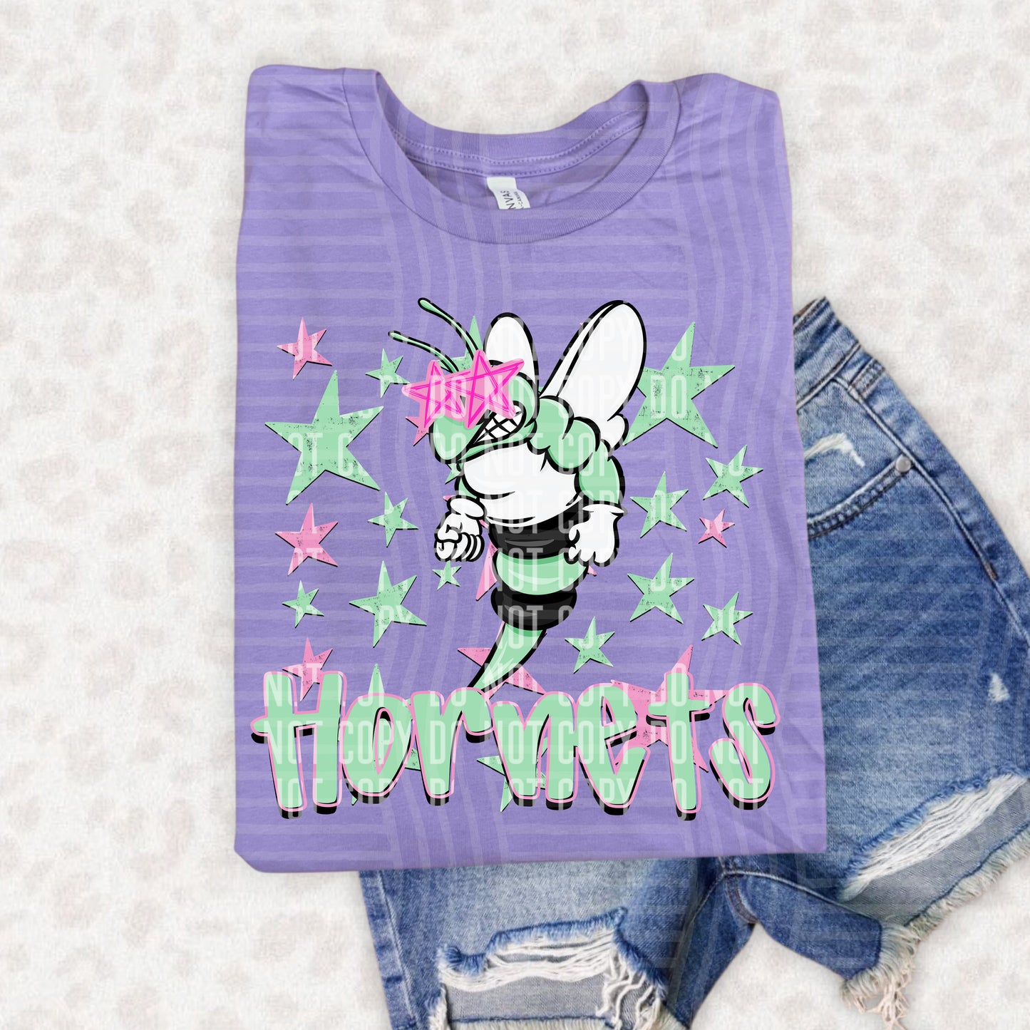 PREPPY STARRY EYED mascots pink/green -  Digital Download 300DPI PNG FILE