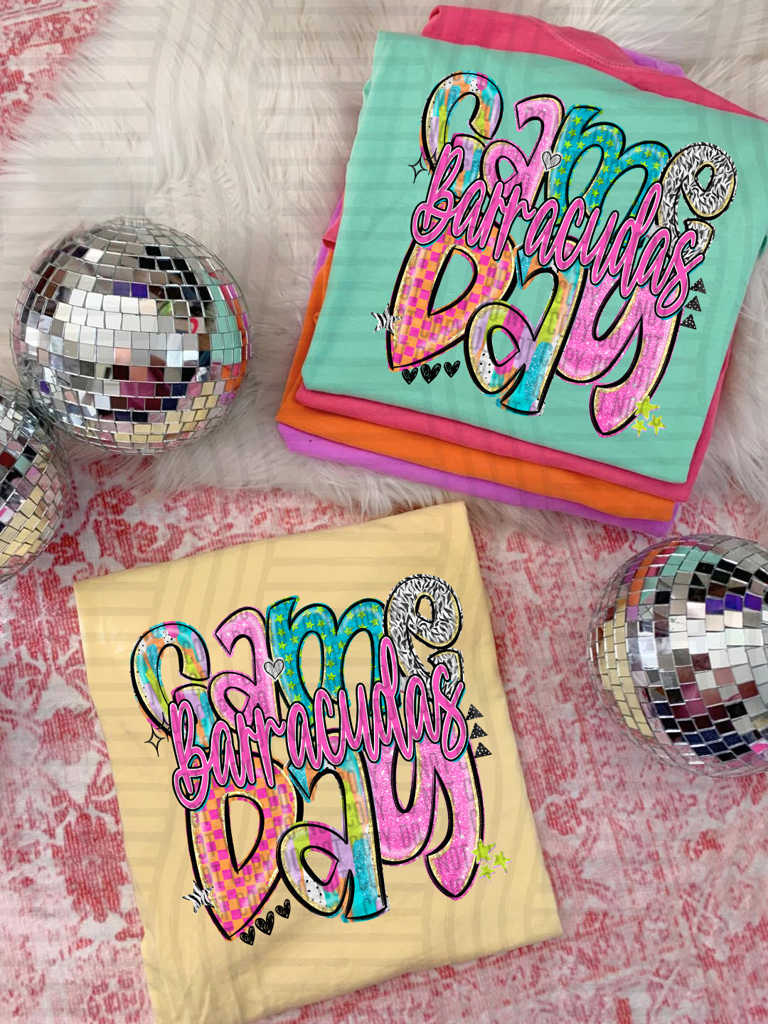 Game Day - colorful -  Custom + DROPDOWN - 300 DPI digital download