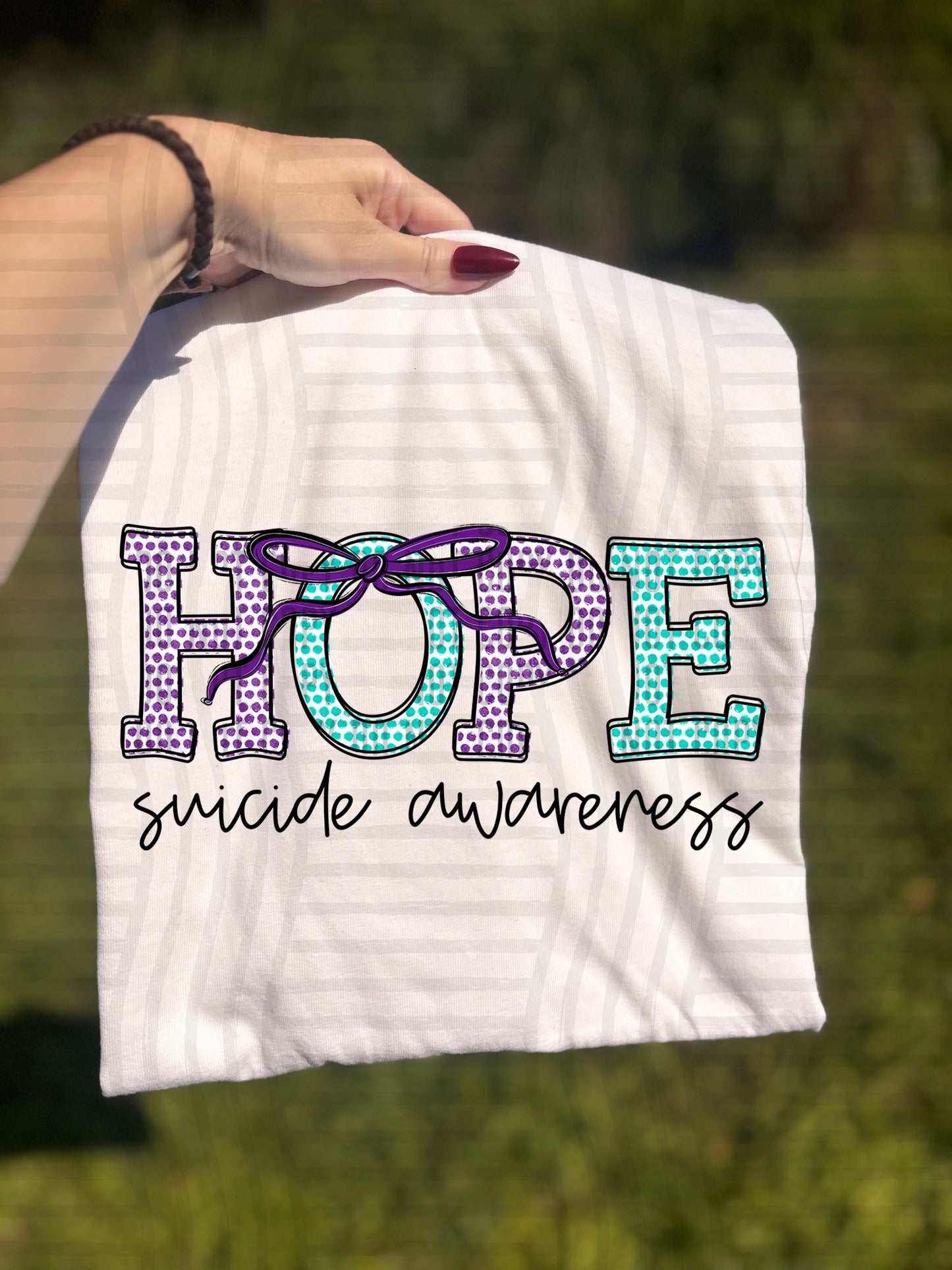 Suicide Awareness - 300DPI PNG FILE