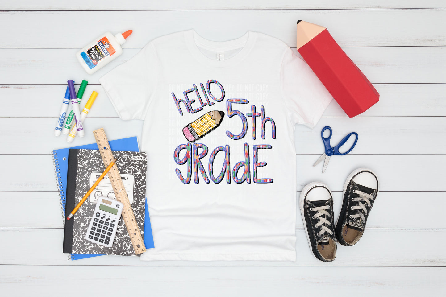 Hello Prek - 5th grade BUNDLE - Digital download 300DPI PNG FILE