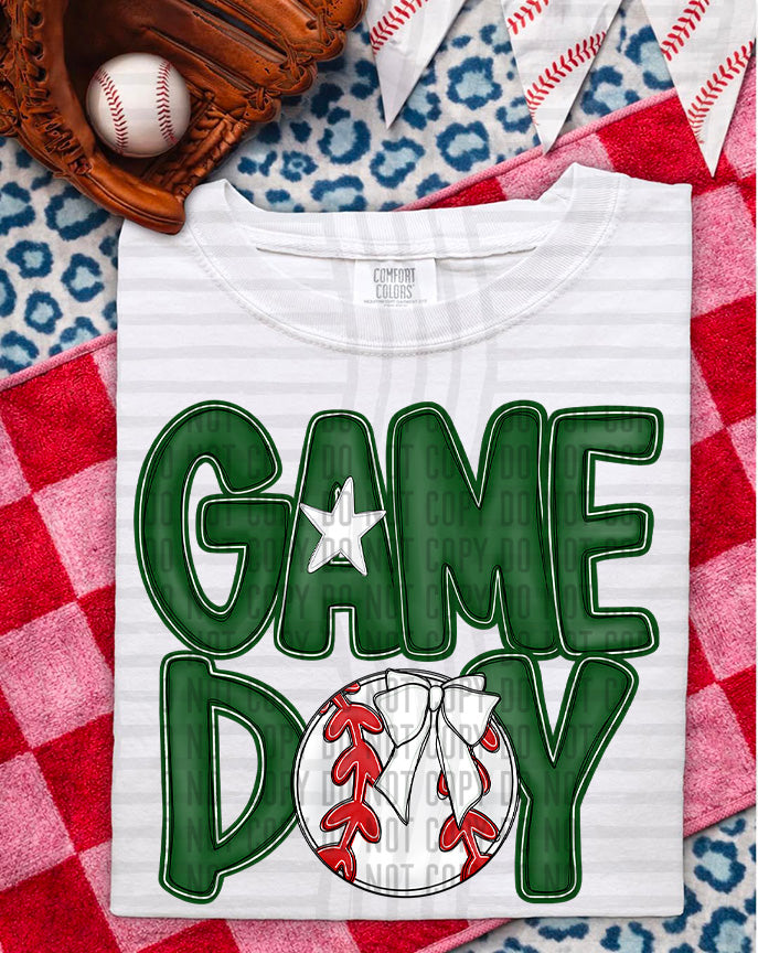 SOFTBALL - GAME DAY - Color Dropdown Digital Download 300DPI PNG FILE