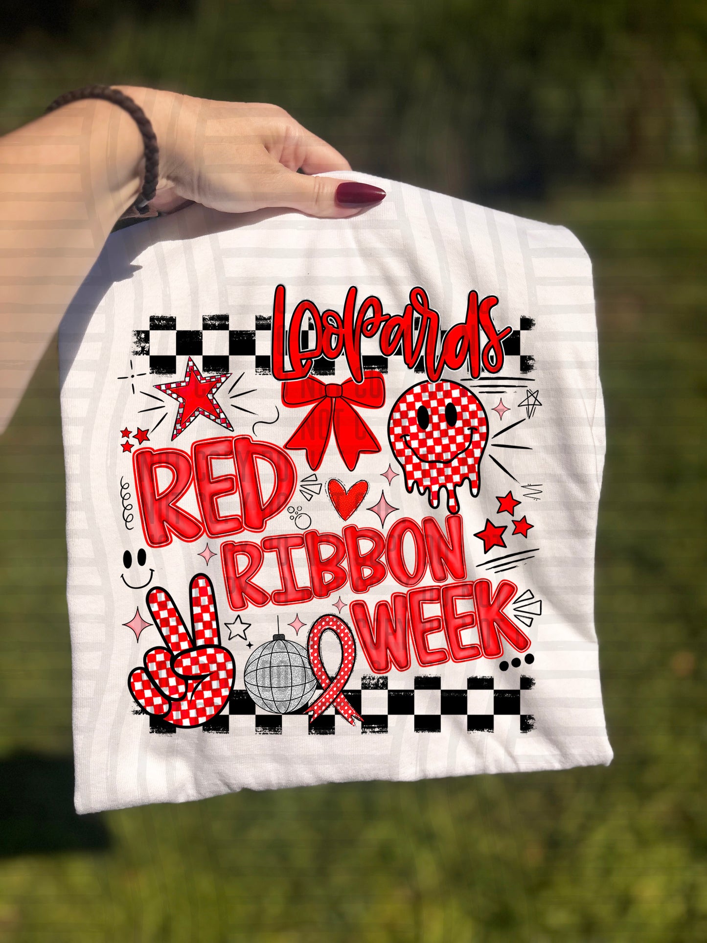 RED RIBBON WEEK - 300 dpi Digital Download