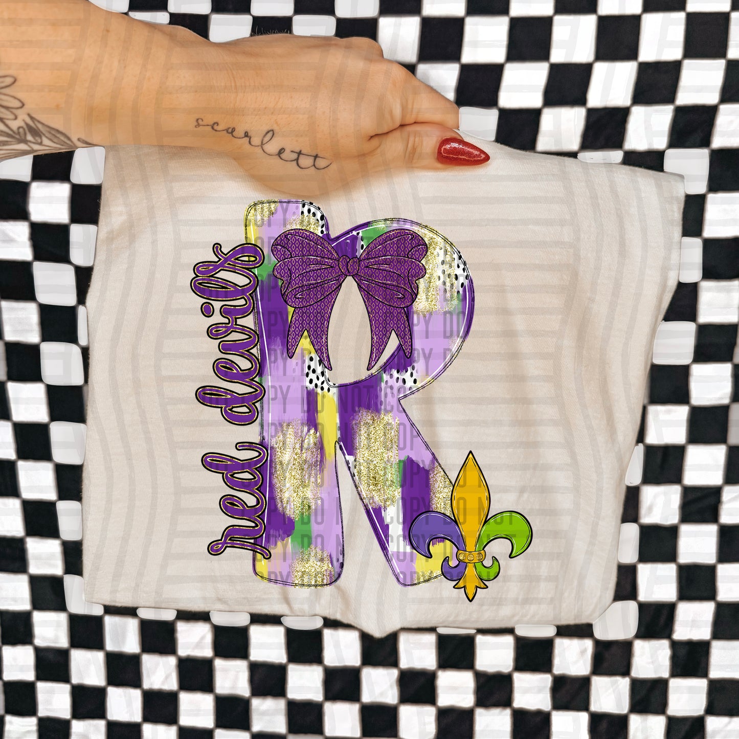 Mardi Mascots Custom + Dropdown  - 300 dpi Digital Download