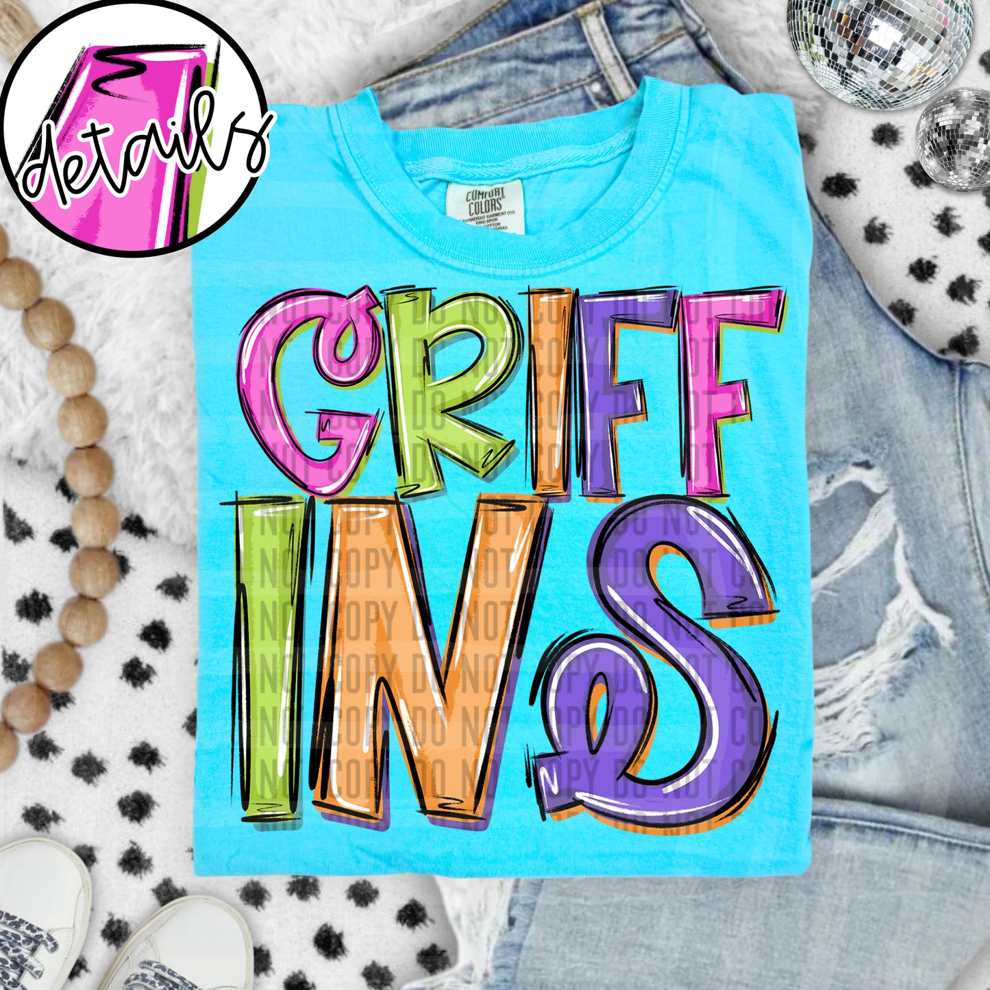 Neon Barbie Stacked - Custom + DROPDOWN - 300 DPI digital download